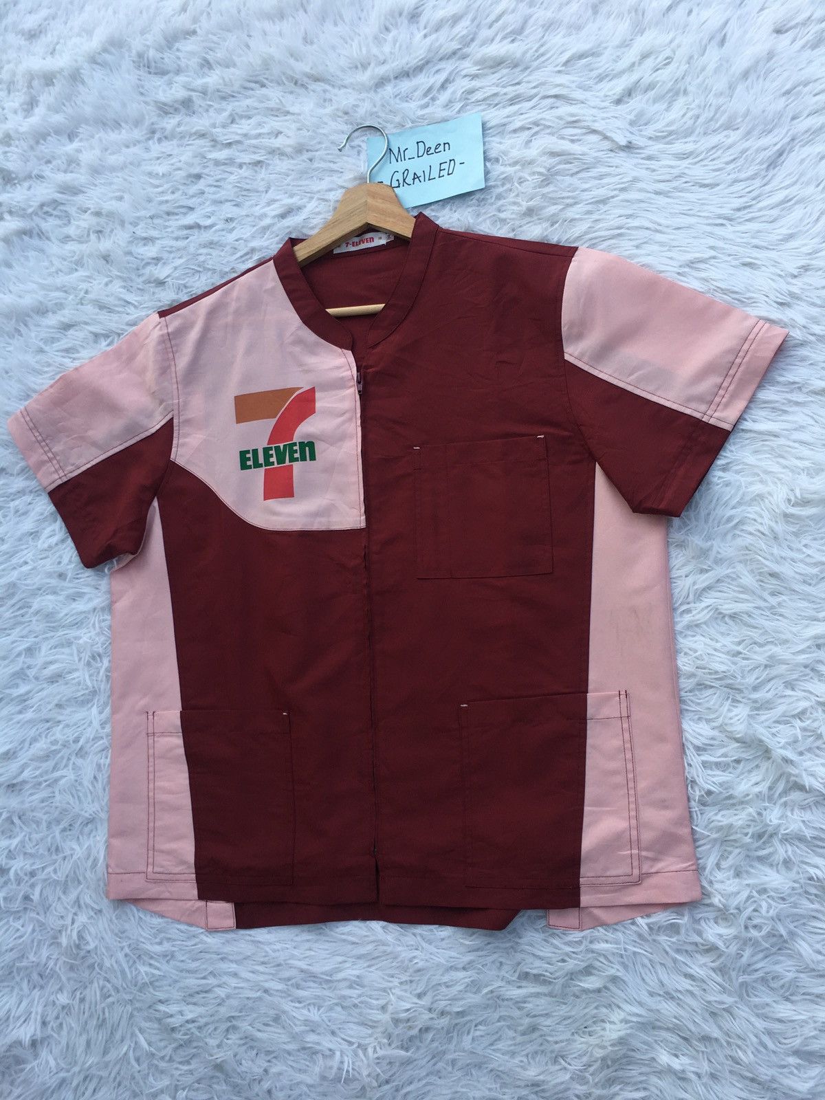 Japanese Brand Rare 7 Eleven Uniform Staff Shirt Size US L / EU 52-54 / 3 - 3 Thumbnail