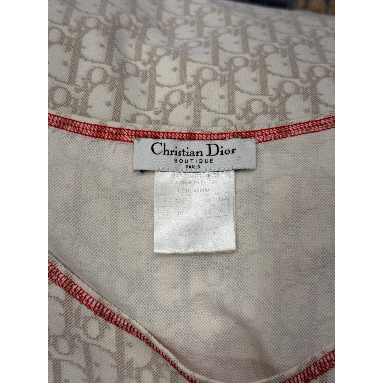 Dior 2000s Christian Dior by Galliano monogram t-shirt Size M / US 6-8 / IT 42-44 - 8 Thumbnail
