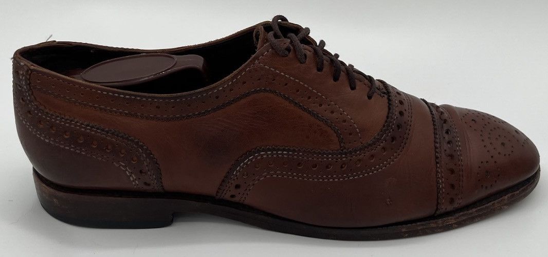 Allen Edmonds Allen Edmonds The BARTLETT Oxfords Cognac Brown Leather 8.5D Size US 8.5 / EU 41-42 - 2 Thumbnail