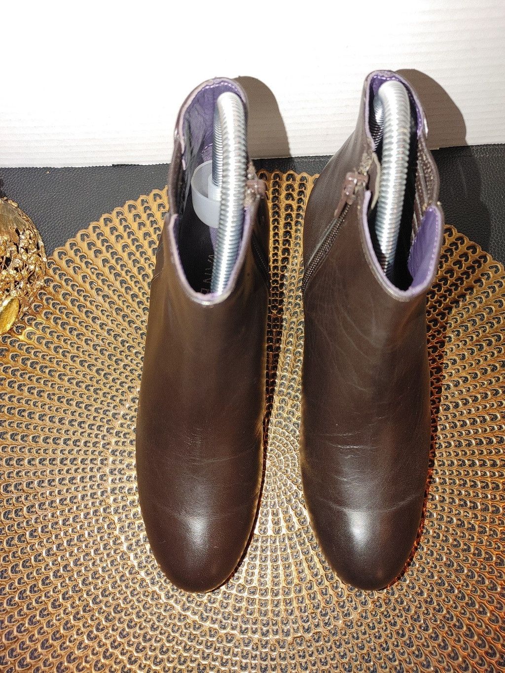 VANELI Vaneli Laban Leather Wedge Boots Size 5.5M Size US 5 / IT 35 - 3 Thumbnail