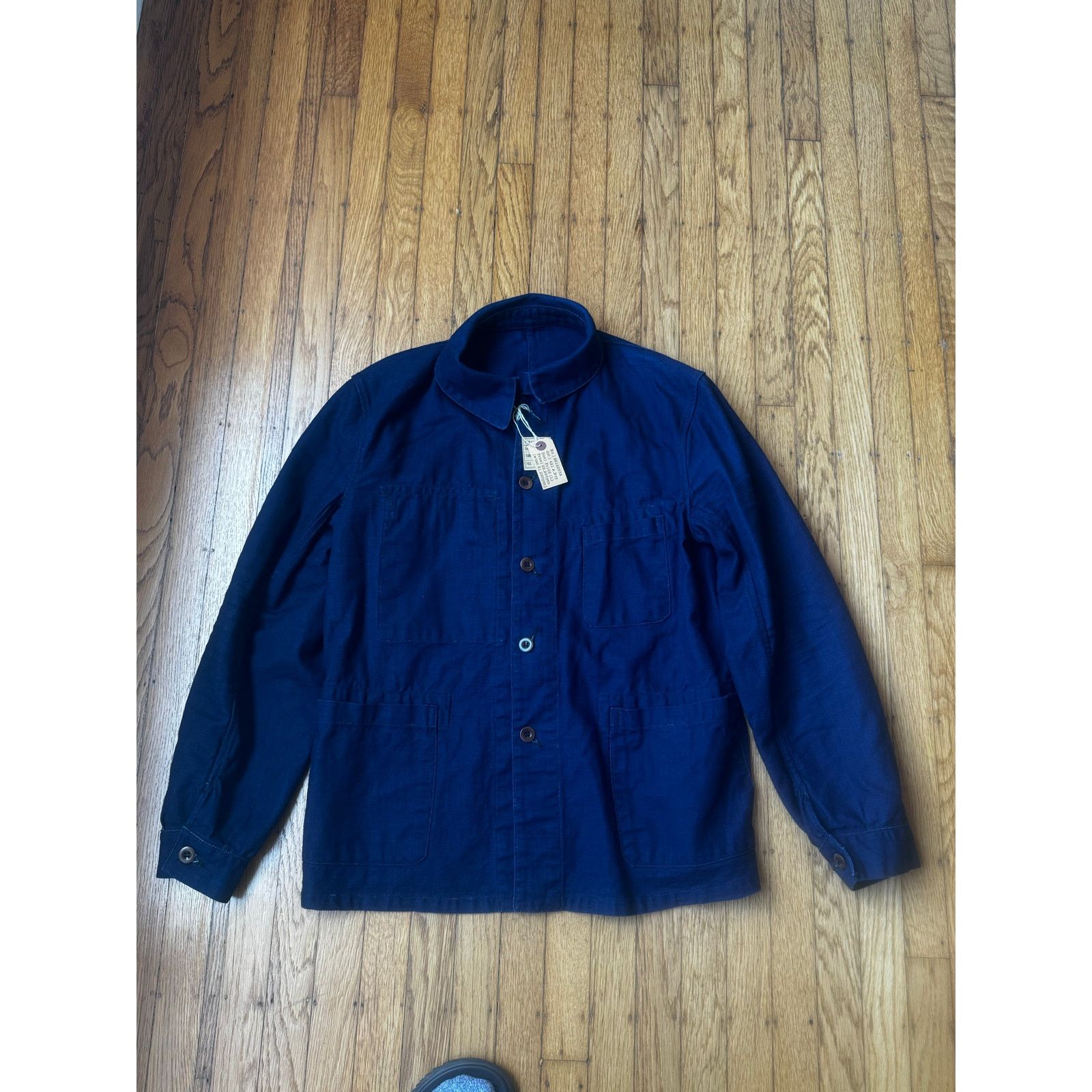 Mister Freedom NWT Mister Freedom Veste Ouvrier Indigo Metisse See Desc Size US M / EU 48-50 / 2 - 1 Thumbnail