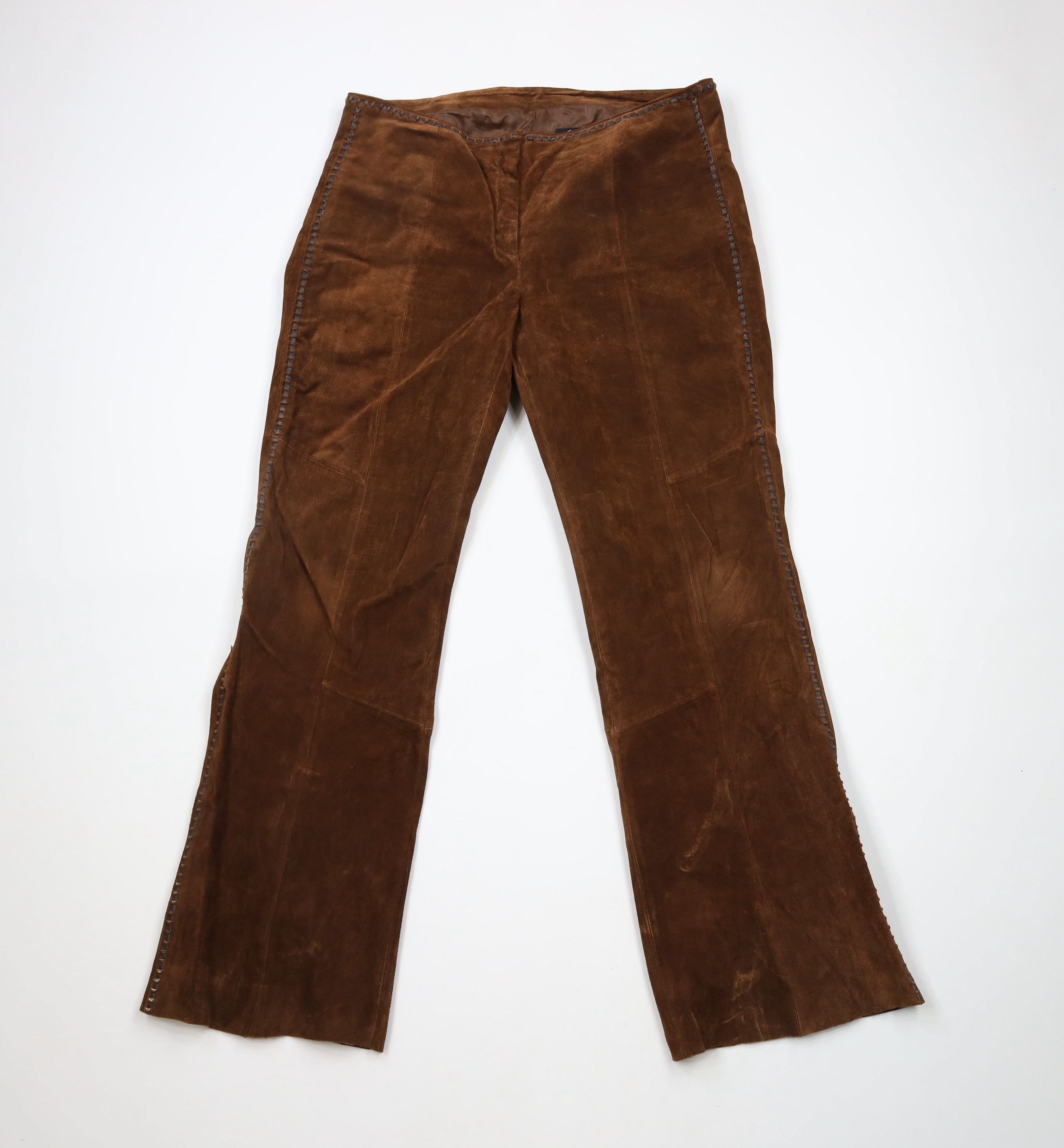 Vintage × Wilsons Leather Vintage Wilsons Leather x Venus Williams Suede Leather Pants Size 34" / US 12 / IT 48 - 1 Thumbnail