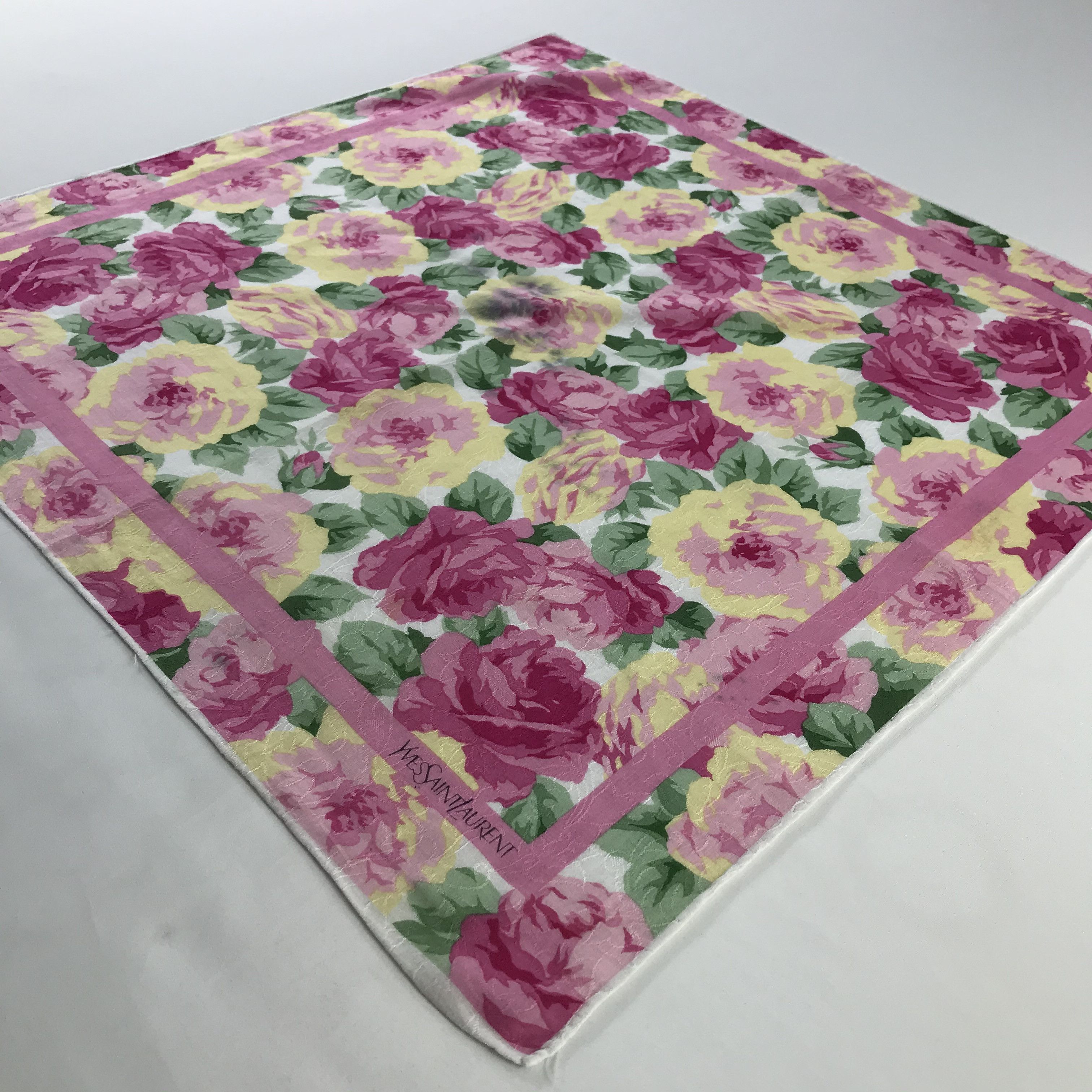 Vintage × Yves Saint Laurent Yves Saint Laurent Bandana / Handkerchief /Neckerchief -S480 Size ONE SIZE - 2 Thumbnail