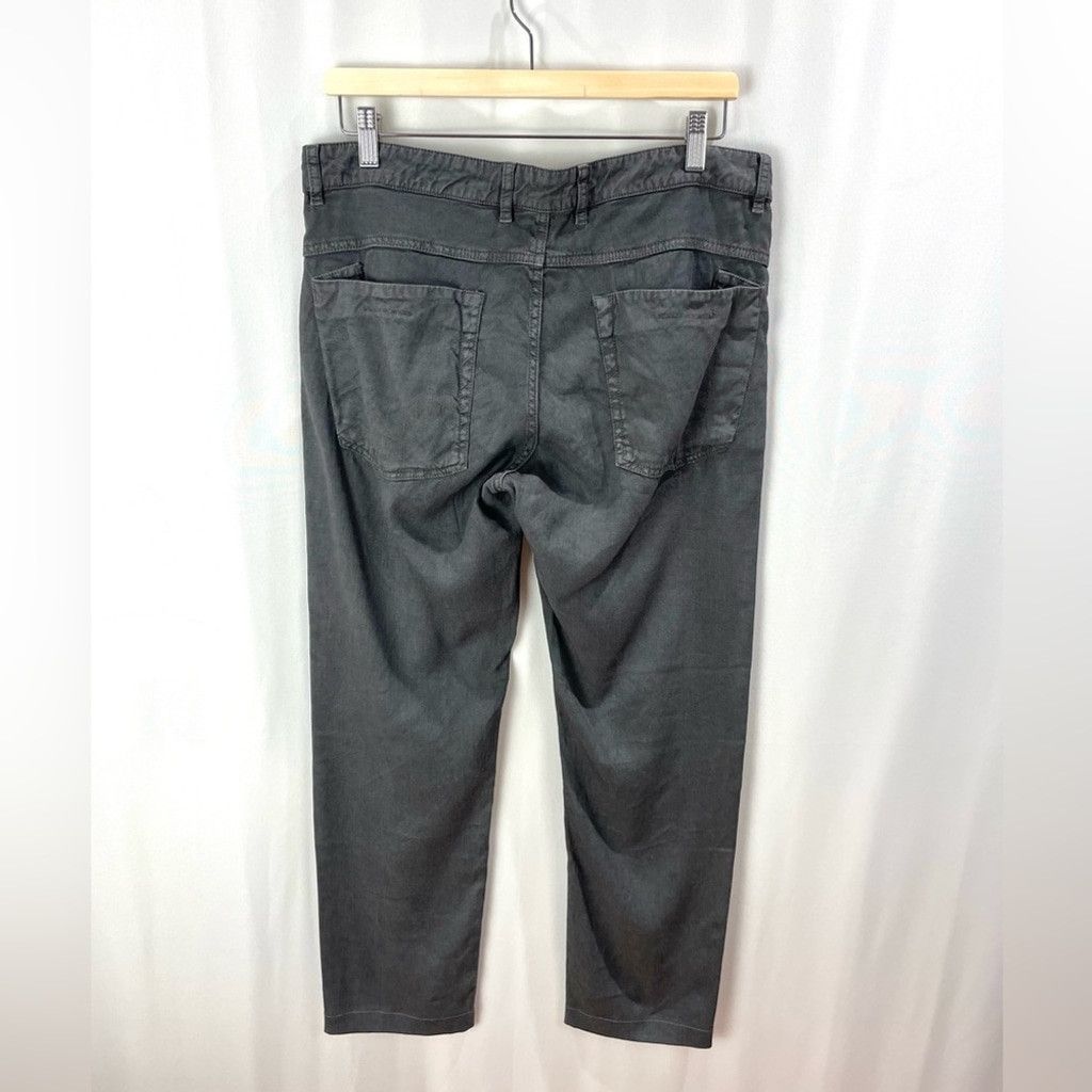Transit Uomo Transit UOMO Dark Grey Italian Linen Jean Size M ( US 34) Size US 33 - 3 Thumbnail