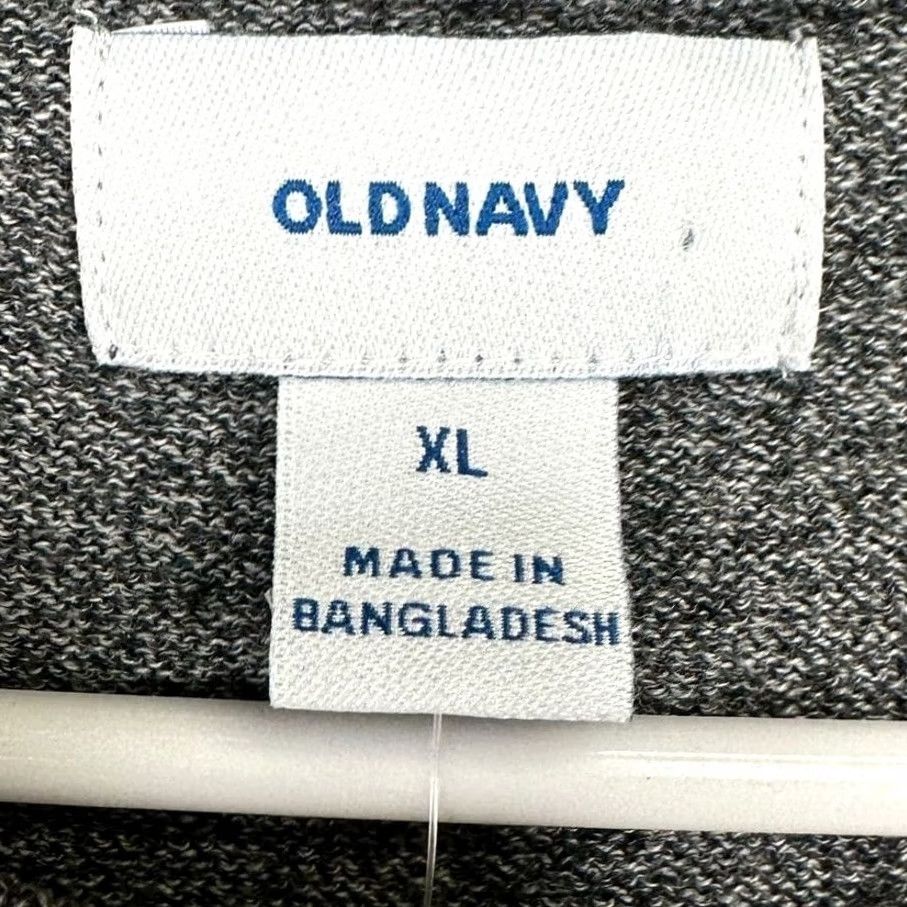 Old Navy OLD NAVY Sweater Mens XL Gray Knit Lightweight Crewneck Long Sleeve Casual Size US XL / EU 56 / 4 - 5 Thumbnail