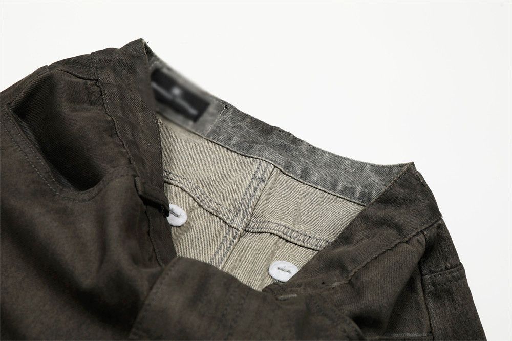 Vintage Men's retro street tie-dyed distressed loose scimitar jeans Size US 32 / EU 48 - 5 Thumbnail