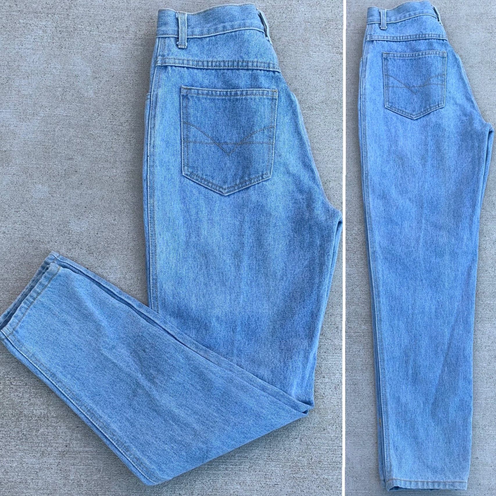 Vintage VINTAGE The La Costa Spa California high waist tapered leg jeans embroidered anchor anchors sz 12 28” waist blue cotton 1980s 1990s Mens? Womens? Size 34" / US 12 / IT 48 - 5 Thumbnail
