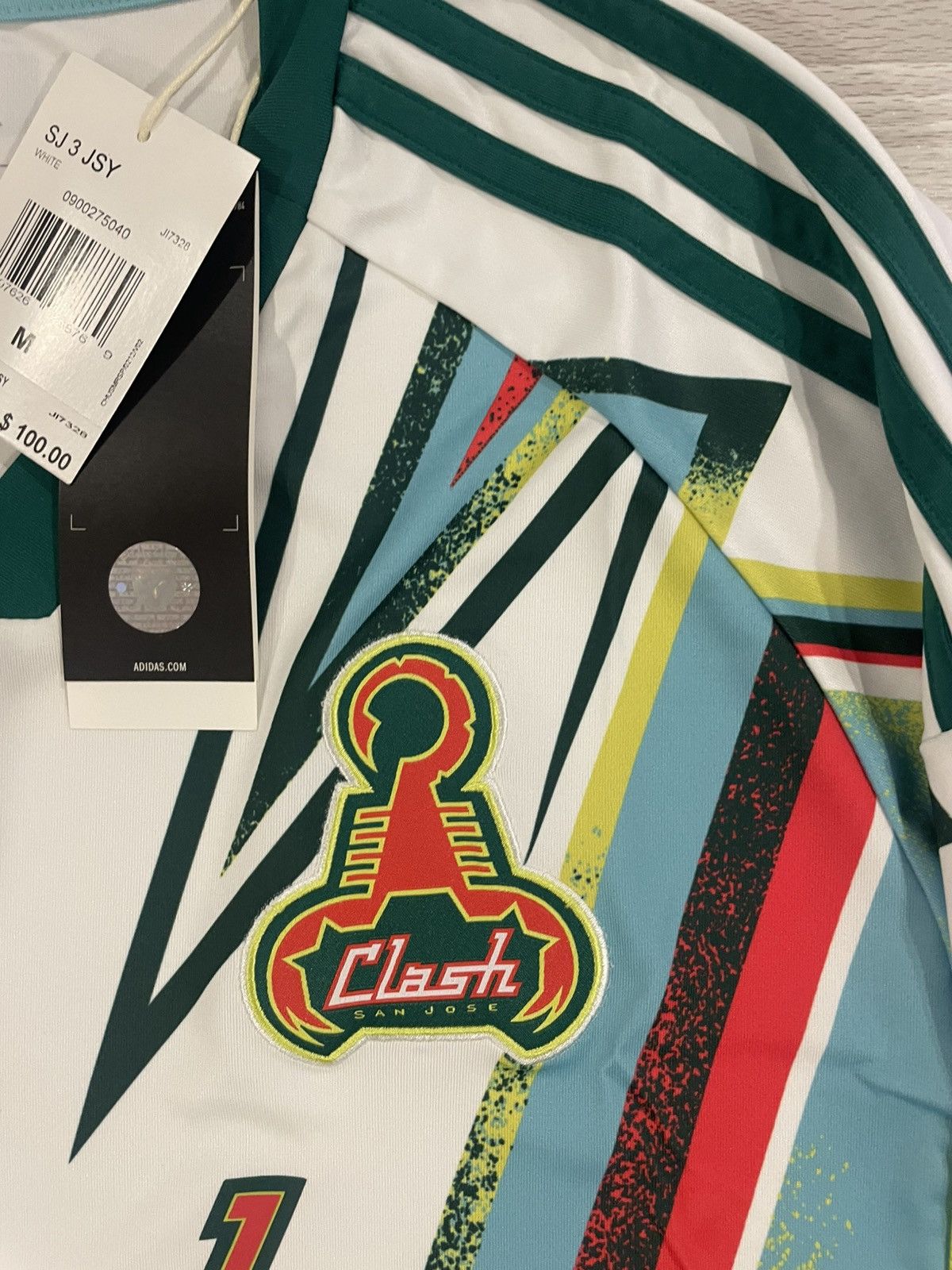 Adidas Adidas 2025/26 San Jose Clash Earthquakes Jersey Mens Medium Size US M / EU 48-50 / 2 - 3 Thumbnail