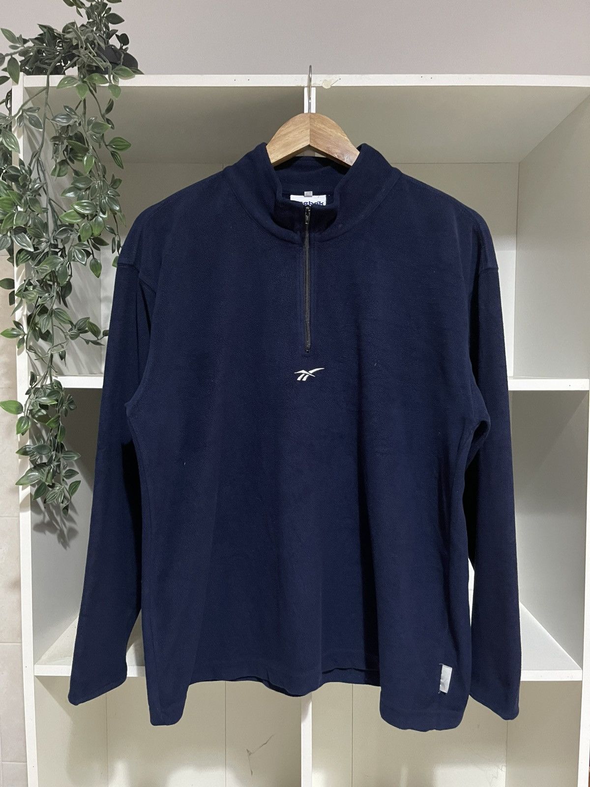 Reebok Vintage Reebok Fleece Half Zipper Size US M / EU 48-50 / 2 - 1 Thumbnail
