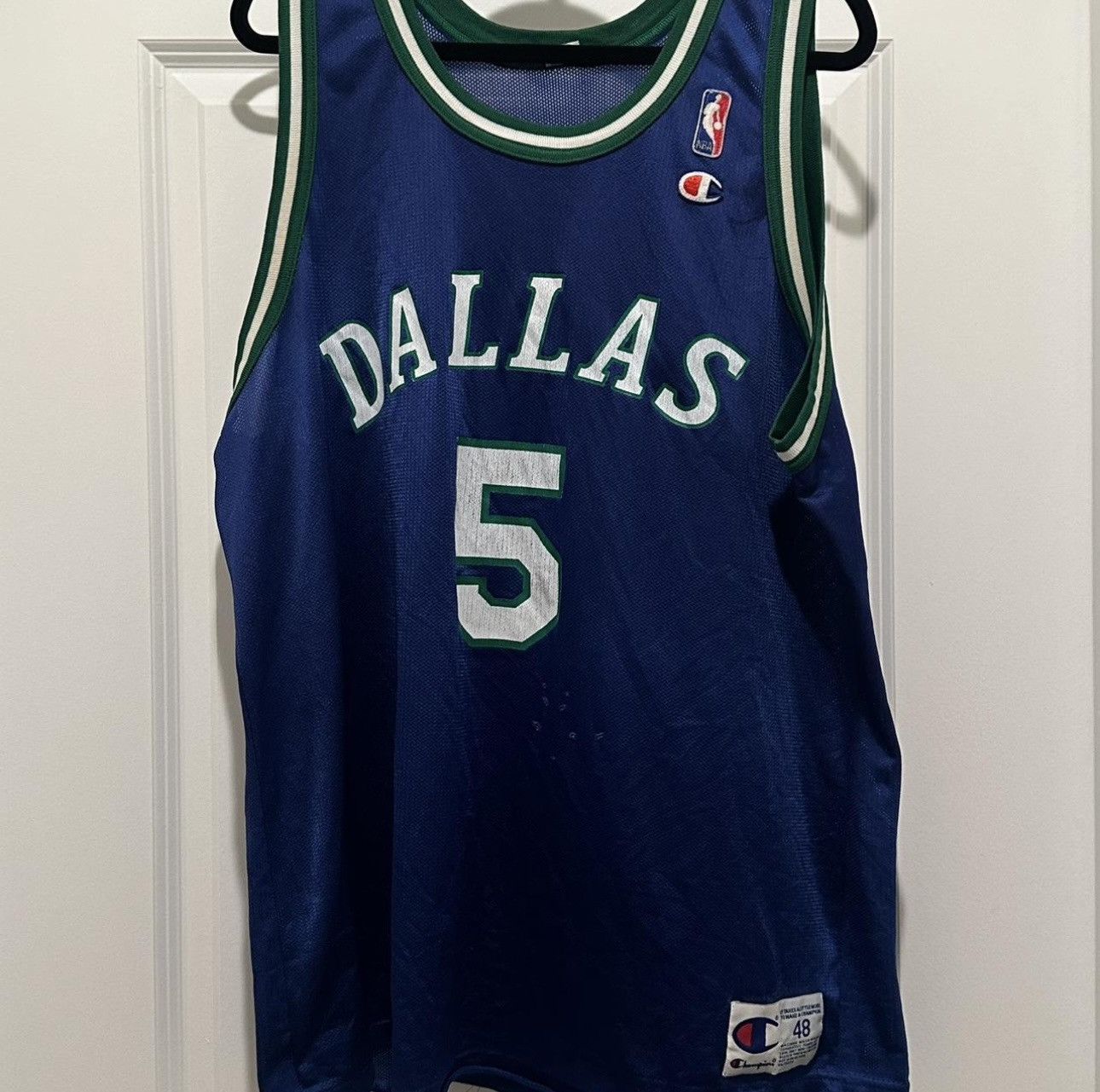 Champion Vintage 90s Dallas Mavericks Jason Kidd Size US M / EU 48-50 / 2 - 1 Thumbnail