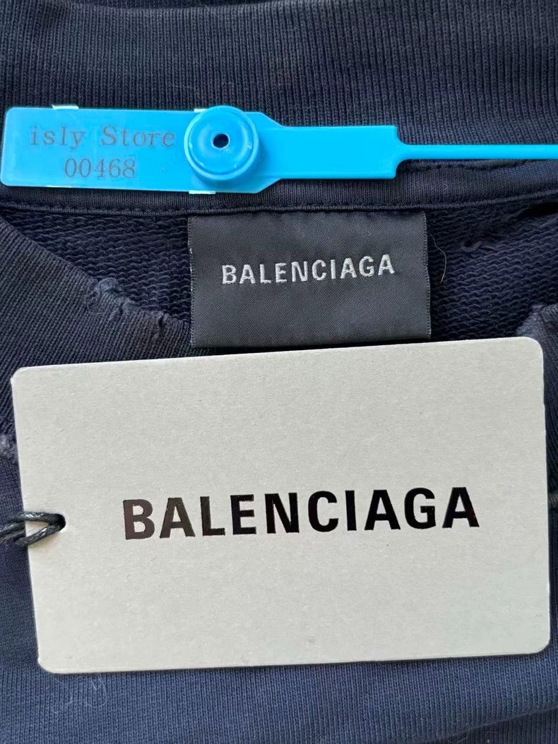Balenciaga Balenciaga size 2 Tape Crew Neck Sweatshirt Size US M / EU 48-50 / 2 - 4 Thumbnail