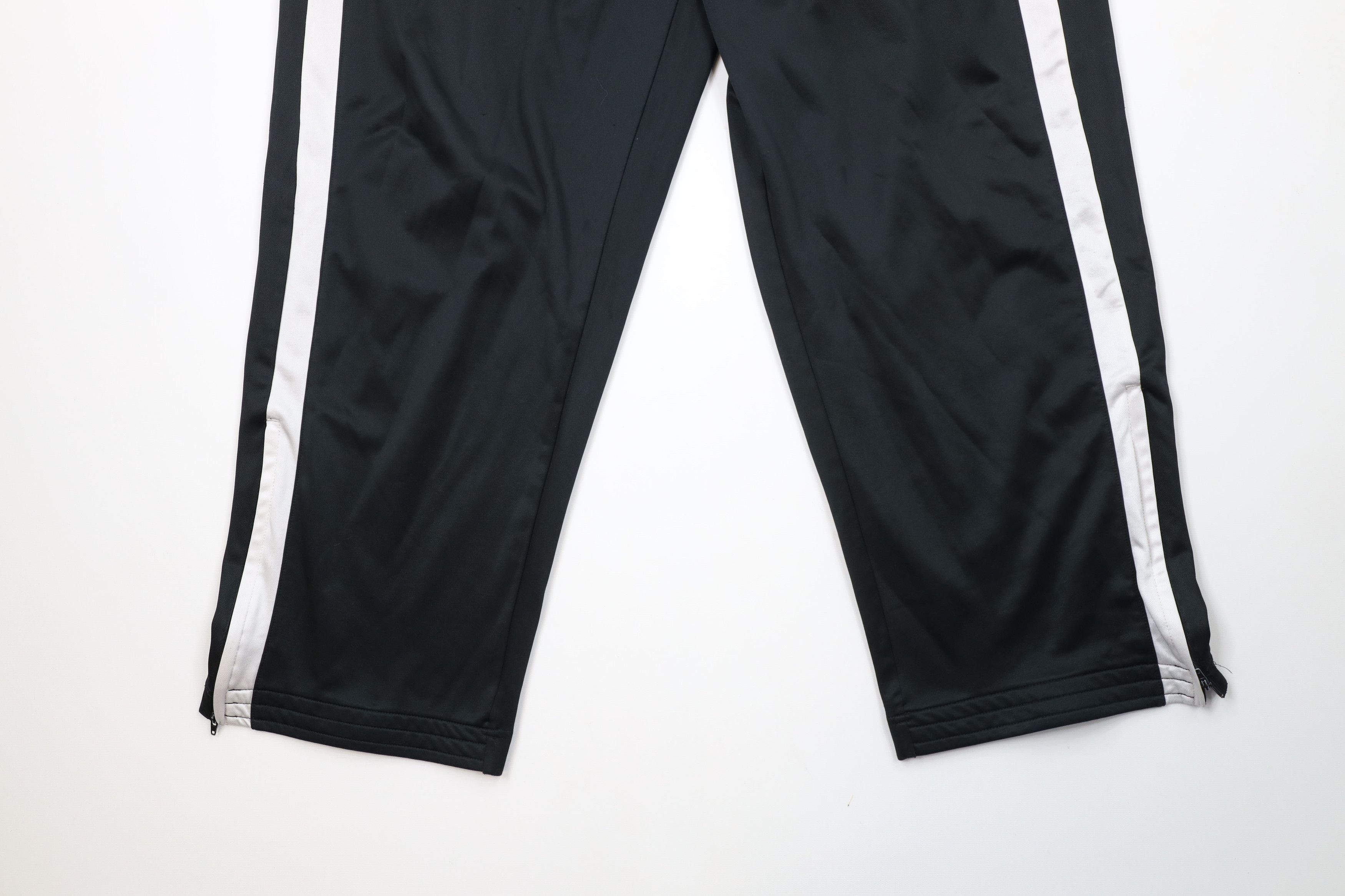 Nike × Vintage Vintage Nike Flight Scott Mini Swoosh Wide Leg Pants Black Size US 38 / EU 54 - 4 Thumbnail