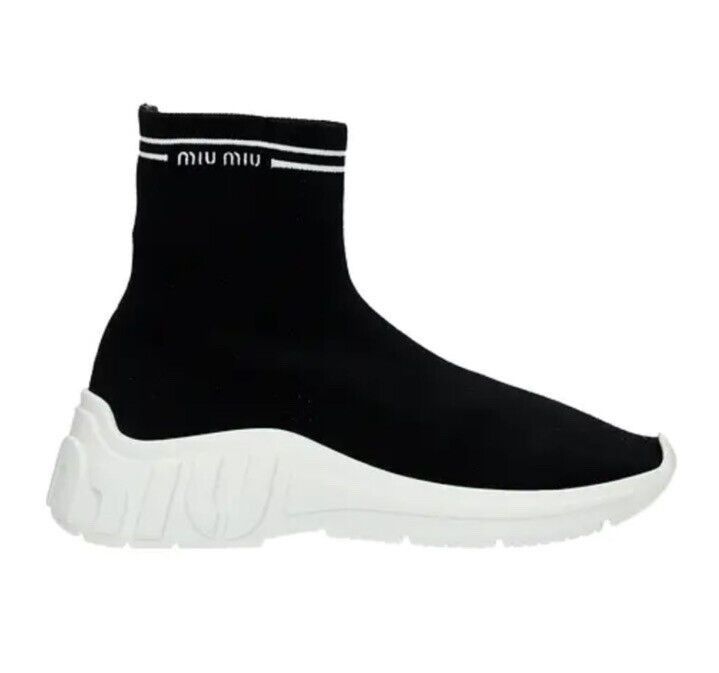 o1la1rc1a0724 Sock Sneaker in Black