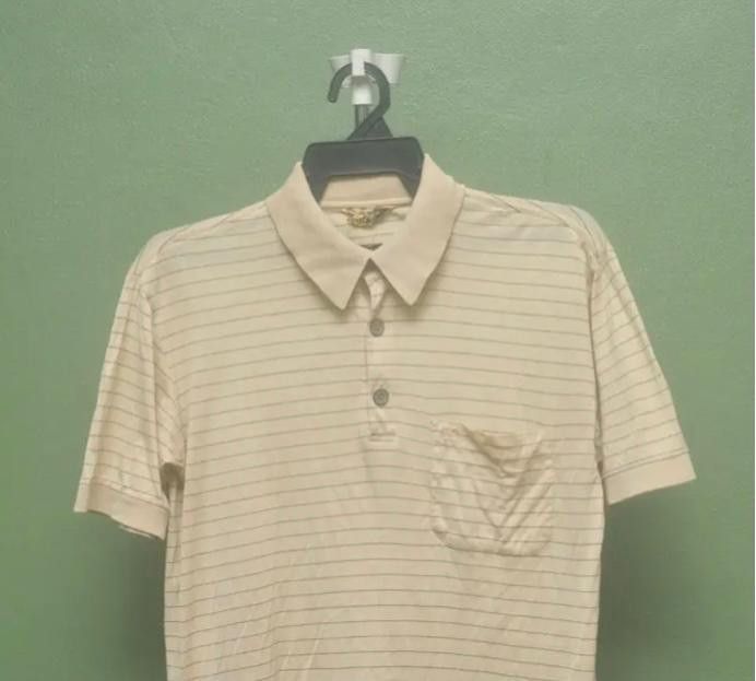 Hermes Vintage Hermes Made In Italy Short Sleeve Cream Colour Size US M / EU 48-50 / 2 - 3 Thumbnail