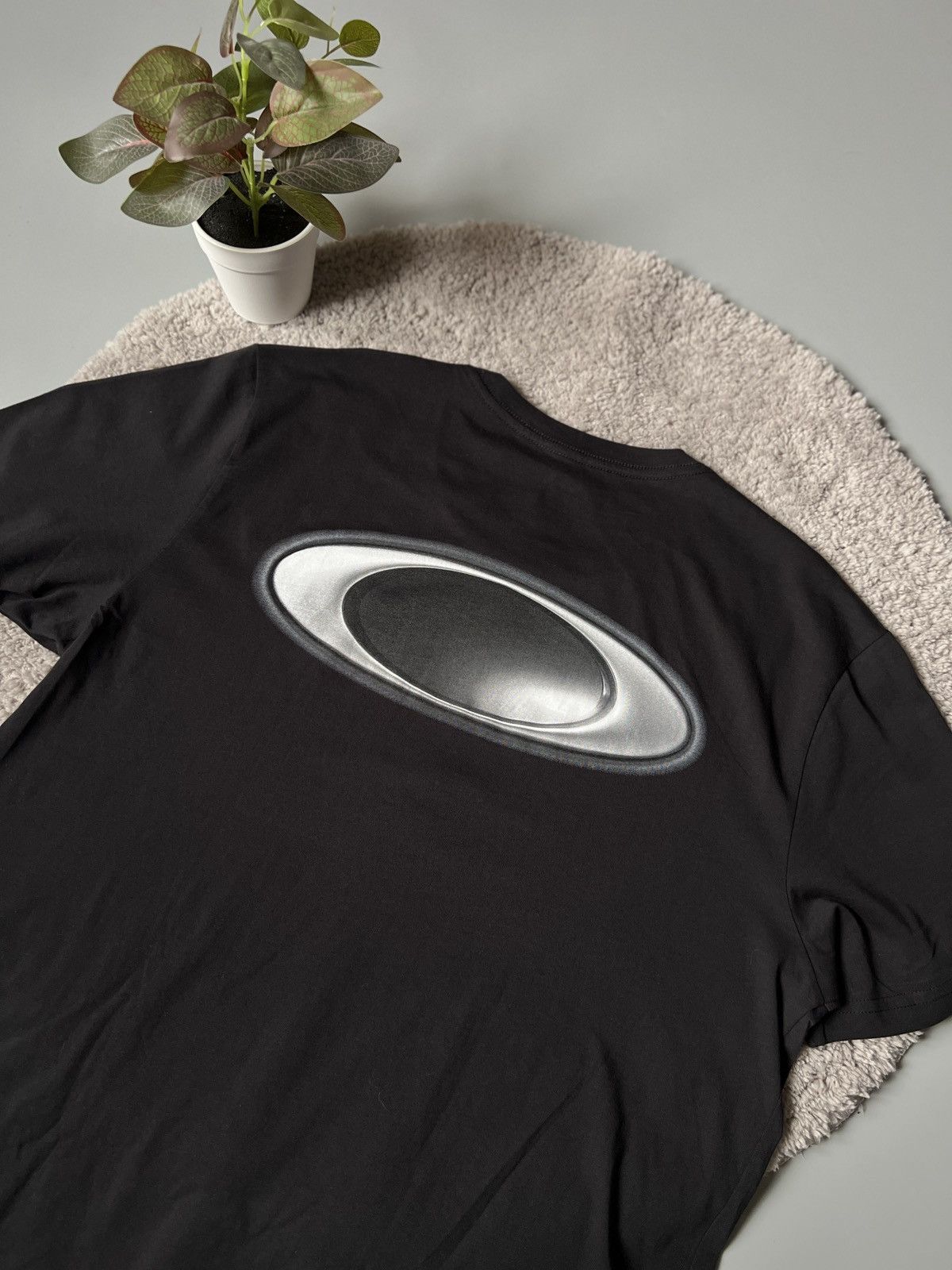 Oakley × Vintage Vintage Oakley Big Logo T-shirt Y2K Size US XL / EU 56 / 4 - 4 Thumbnail