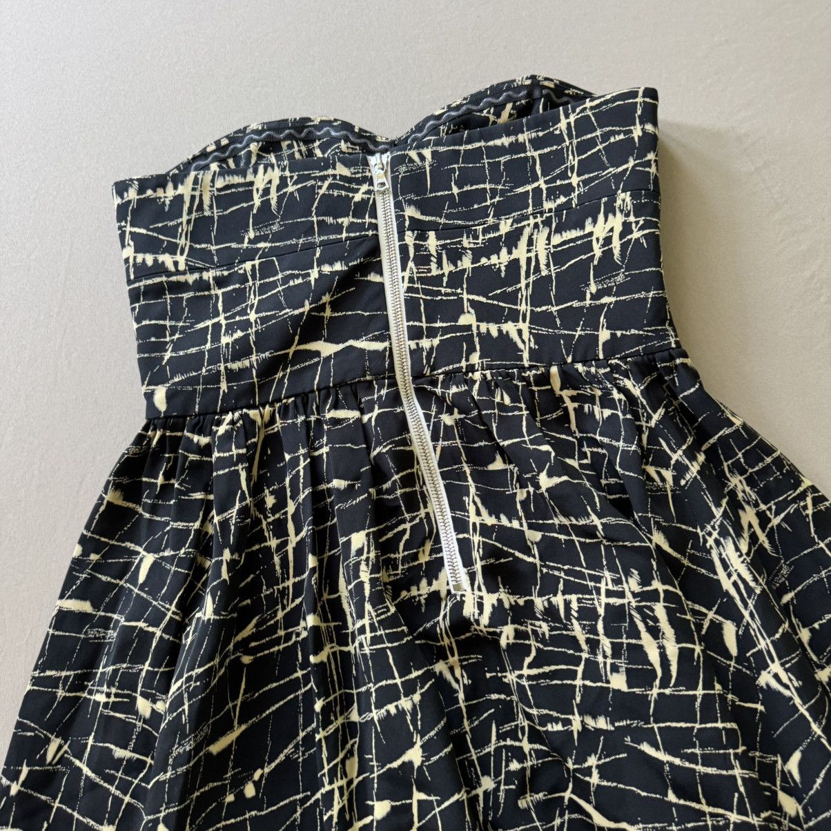 Other Jay Godfrey Strapless Fit & Flare Silk Mini Dress Size S / US 4 / IT 40 - 4 Thumbnail