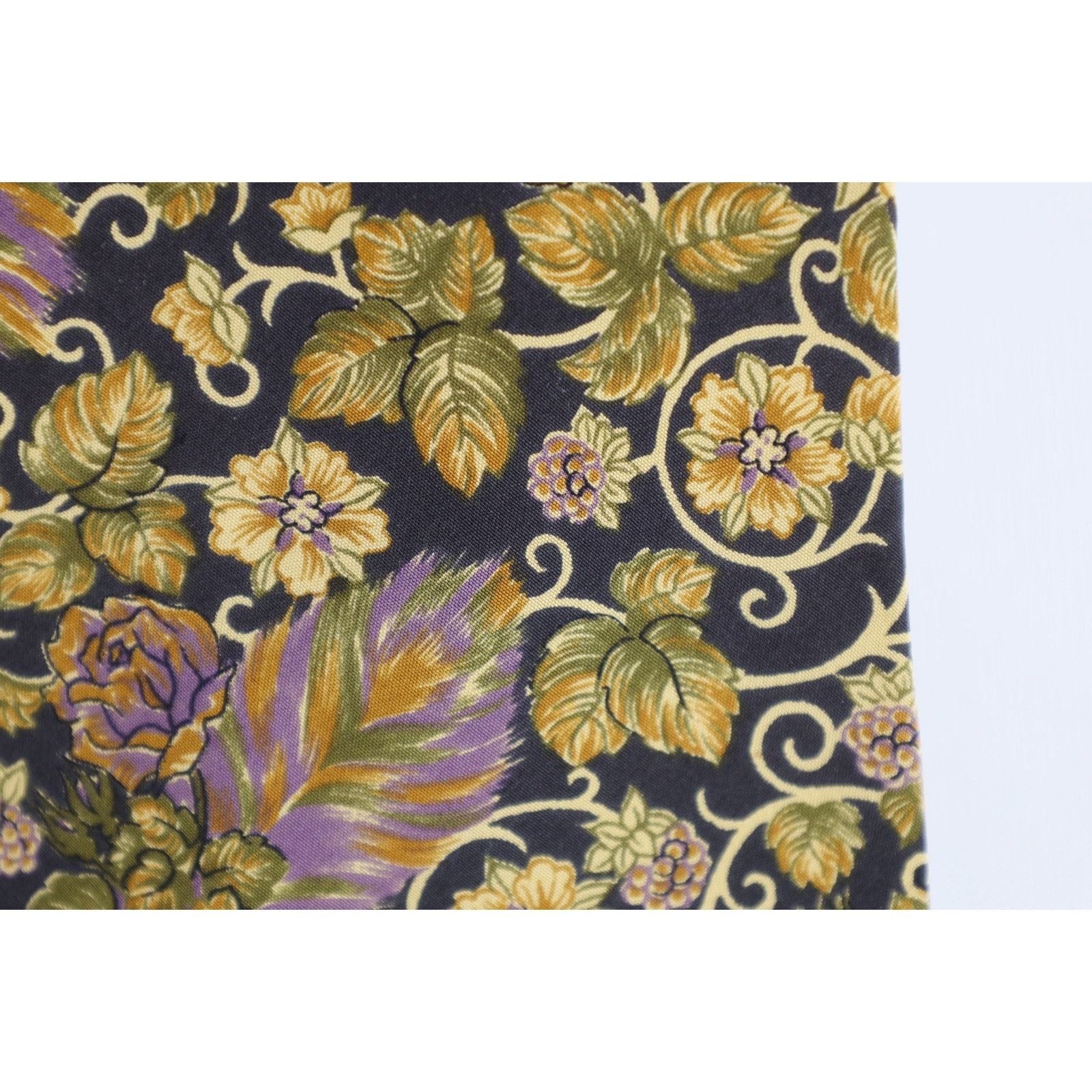 Christian Dior Monsieur Vintage 90s Christian Dior Silk Flower Floral Neck Tie Size ONE SIZE - 2 Thumbnail