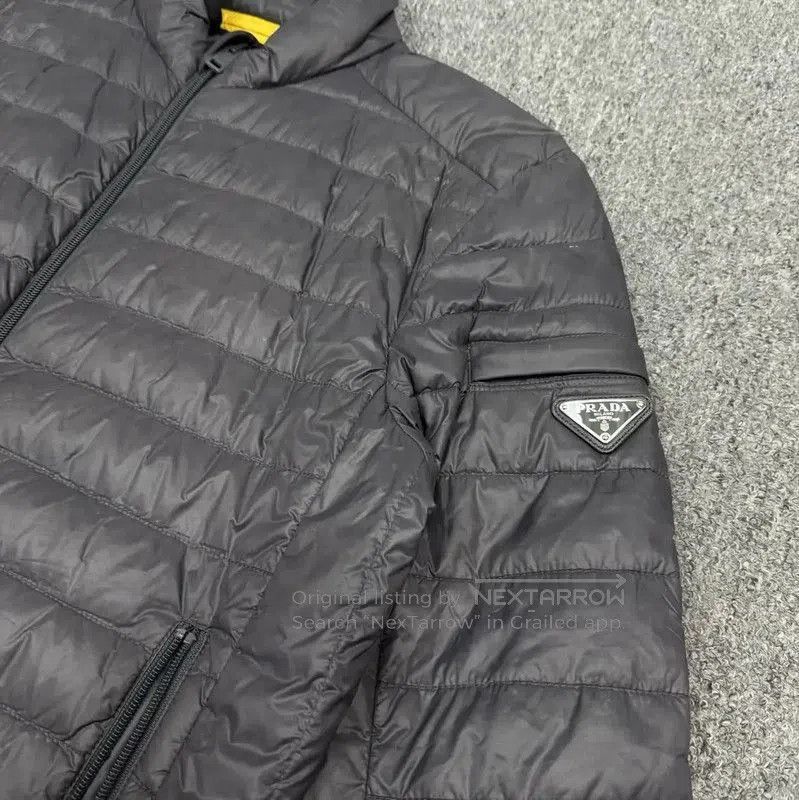 Prada Prada Men's Gray Quilted Down Jacket. Size US M / EU 48-50 / 2 - 3 Thumbnail