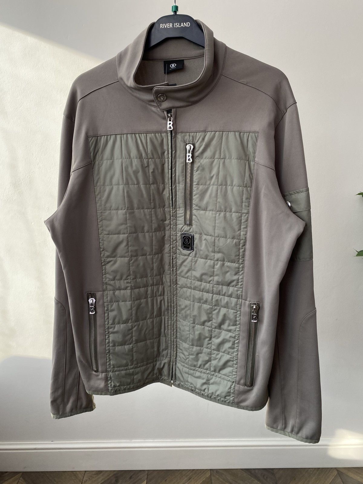 Bogner Vintage Bogner Quilted Zip Jacket Full Zip Lightweight Size XL / US 12-14 / IT 48-50 - 2 Thumbnail
