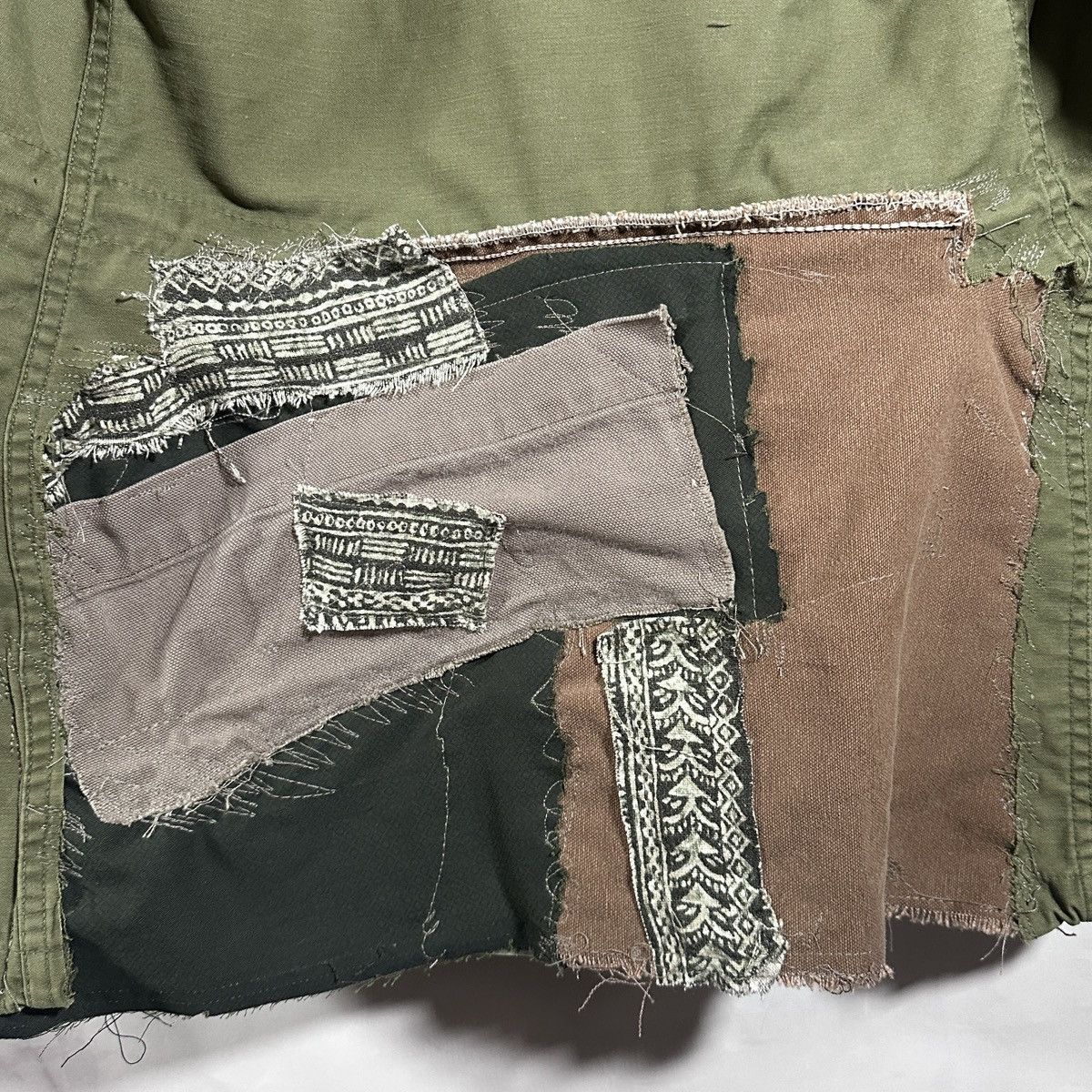Vintage Reworked U.S. Military M65 Green Field Coat Size US S / EU 44-46 / 1 - 10 Thumbnail