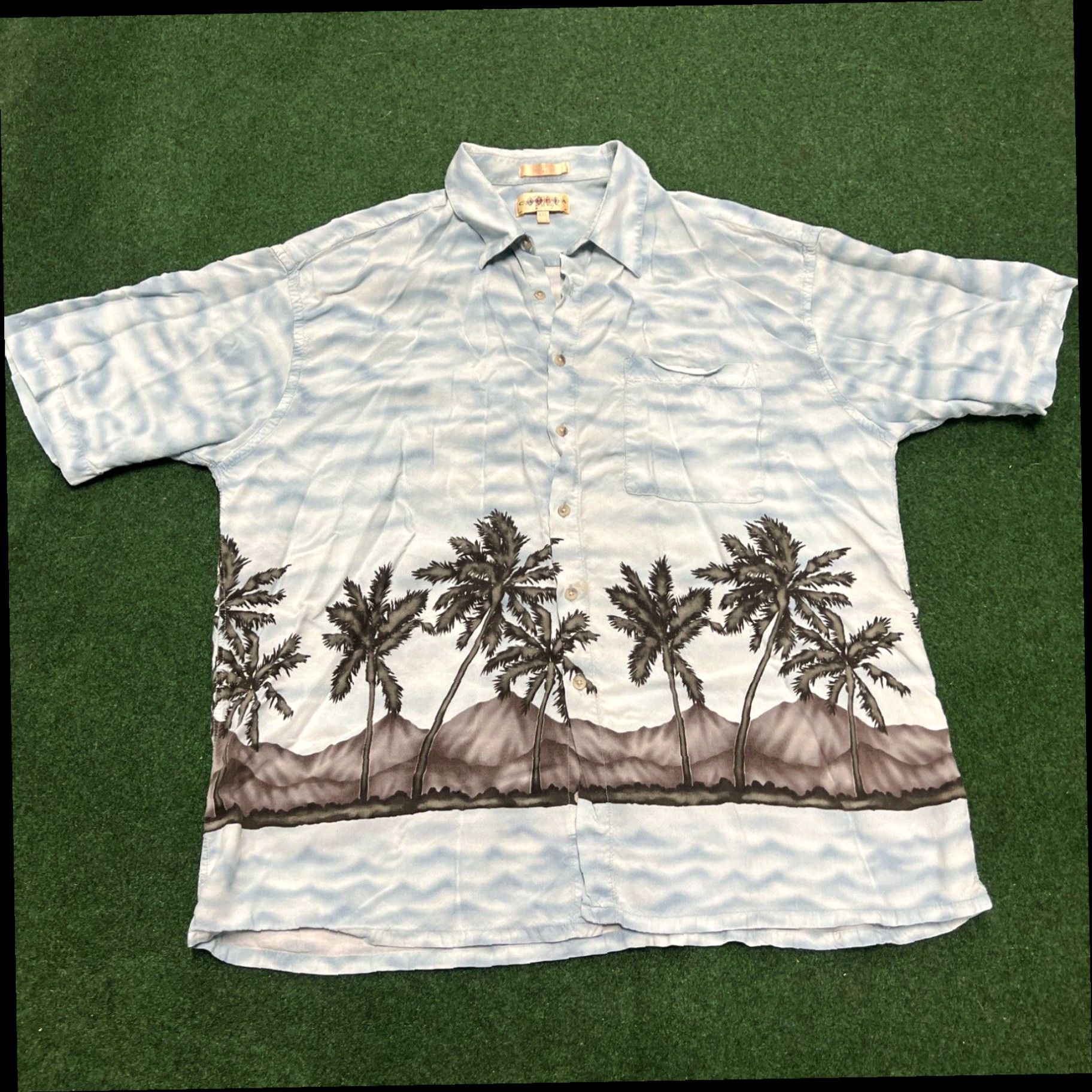 Vintage Campia Moda Mens Short Sleeve Button Up Hawaiian Shirt Rayon Island Beach Sz XXL Size US XXL / EU 58 / 5 - 1 Thumbnail