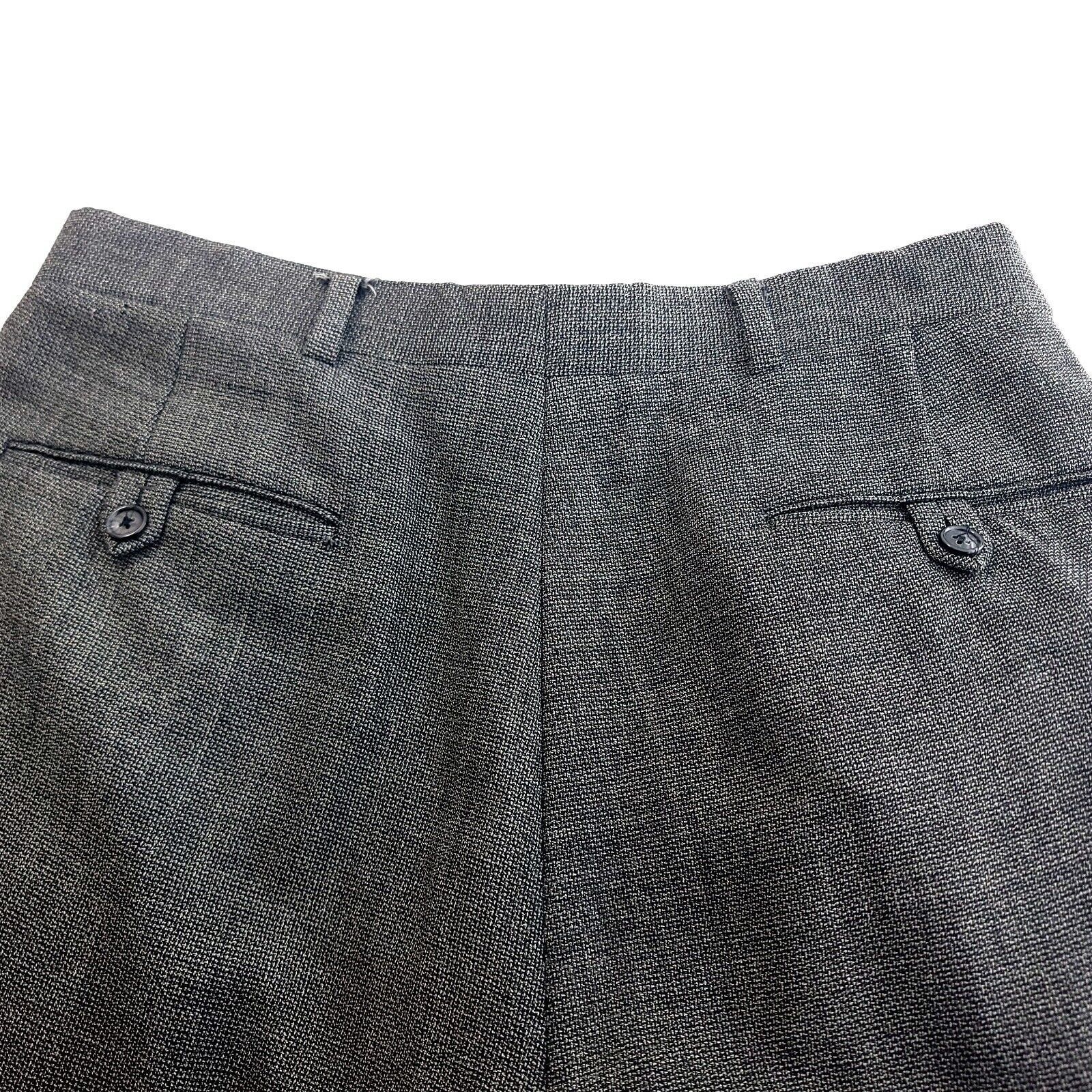 Austin Reed Austin Reed Thick Wool 2 Button 2 Piece Suit 38L Gray Basket Size 38L - 12 Thumbnail