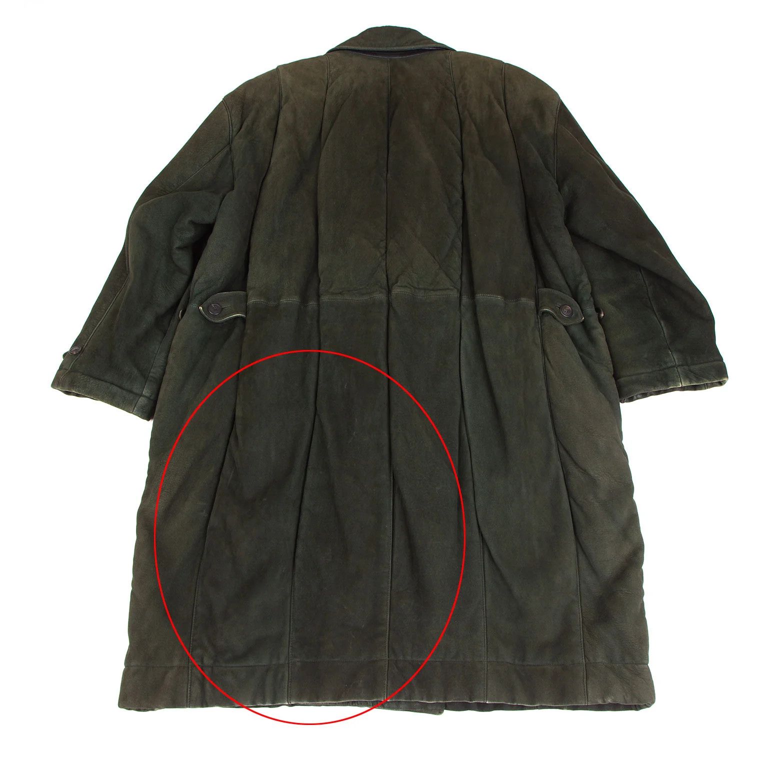 Issey Miyake Sheep Leather Coat in Dark Green Size M Size US M / EU 48-50 / 2 - 15 Thumbnail