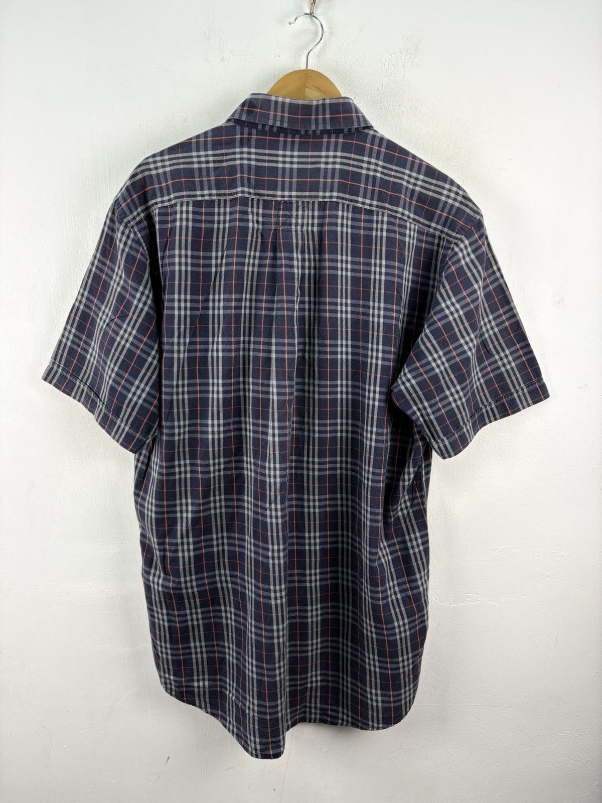 Burberry Vintage burberry nova check shirt button up short sleeve Size US XL / EU 56 / 4 - 4 Thumbnail