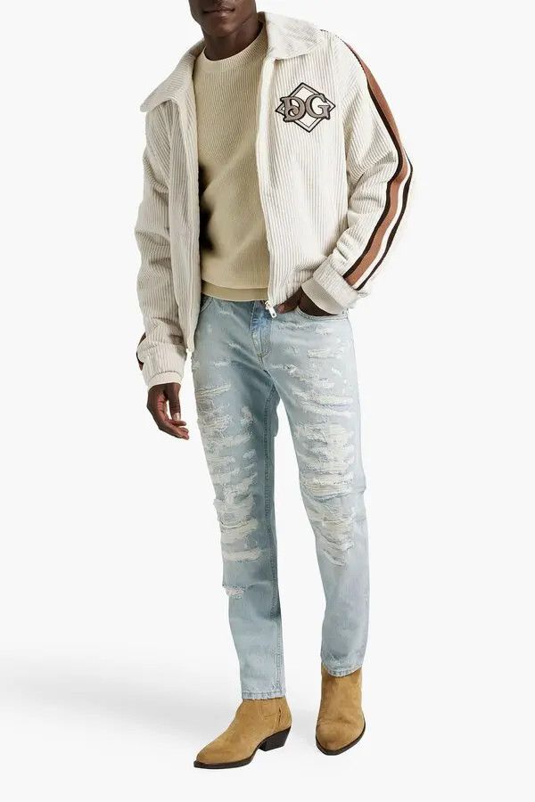 Dolce & Gabbana o1y0125 Logo Turtleneck Bomber Jacket in Multicolor Size US S / EU 44-46 / 1 - 2 Thumbnail