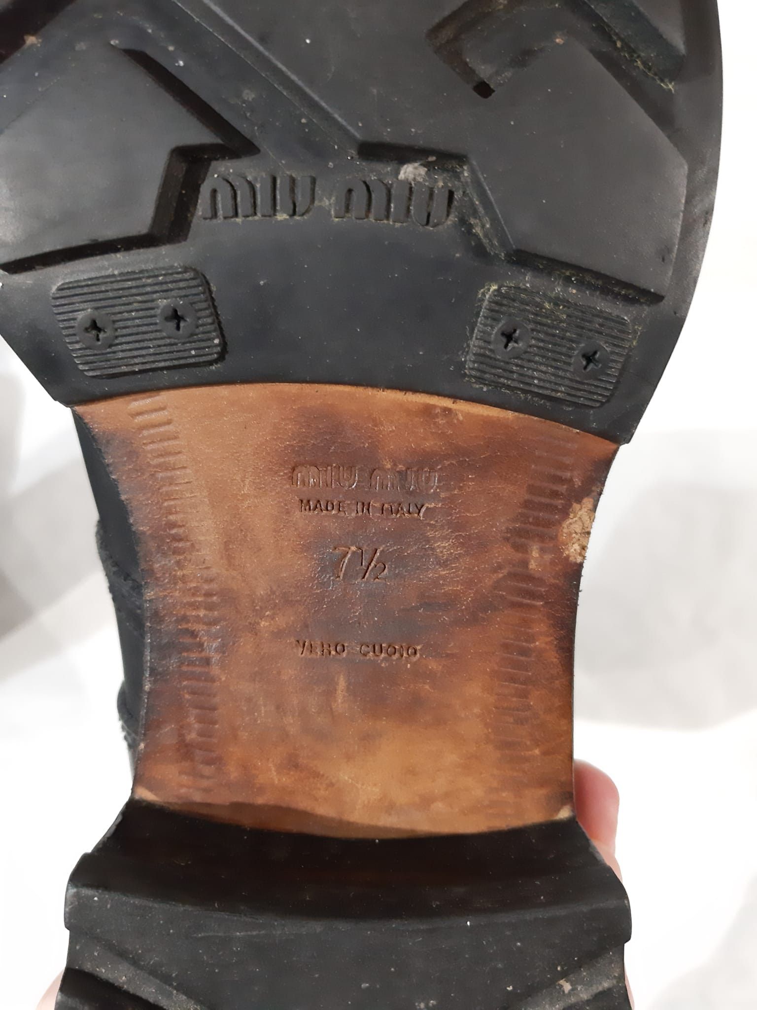 Miu Miu Miu Miu Engineer Peco Boots FW 2001 Size US 8.5 / EU 41-42 - 11 Thumbnail