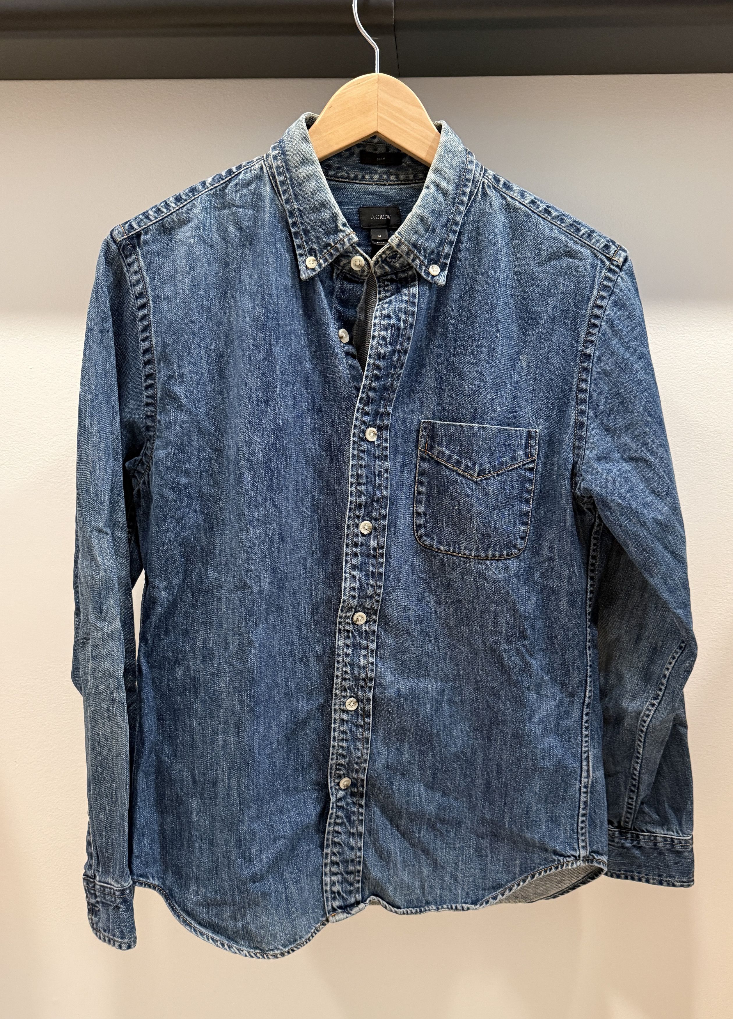J.Crew J.Crew Heavy Denim Shirt Size US M / EU 48-50 / 2 - 4 Thumbnail