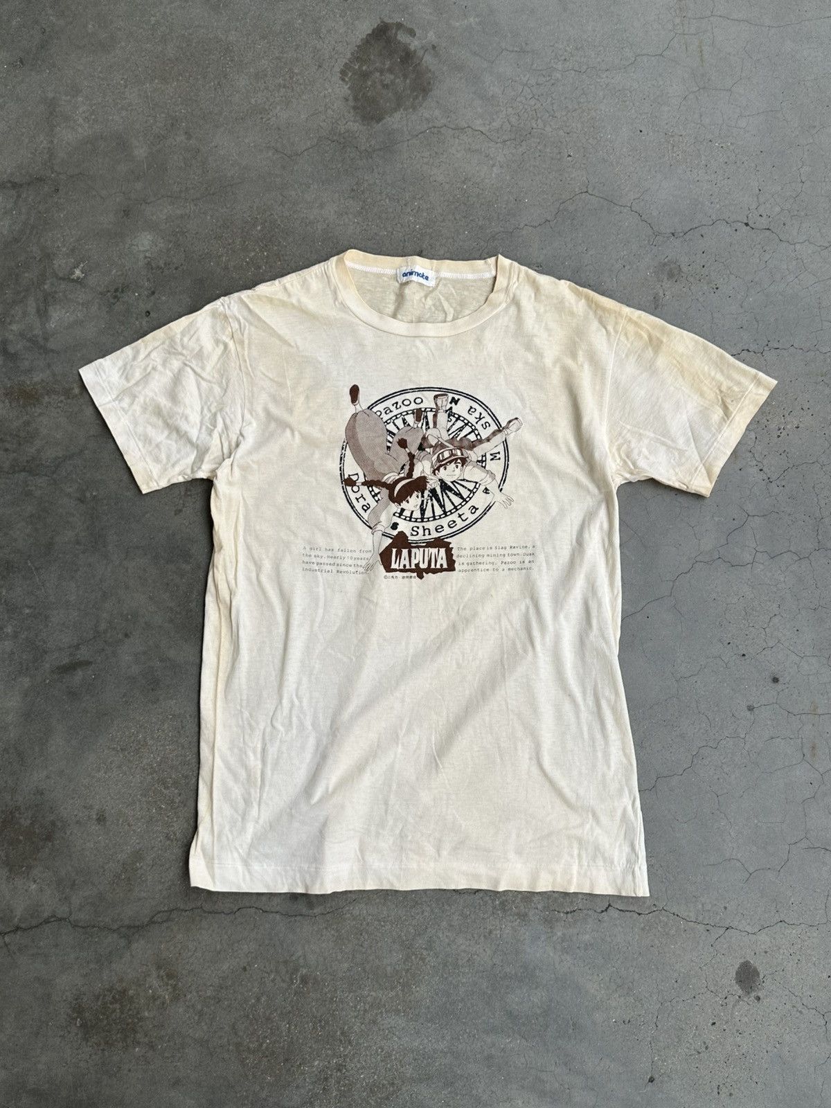 Anime Studio Ghibli True Vintage 1980 Castle in the Sky (Laputa) Size US M / EU 48-50 / 2 - 2 Thumbnail