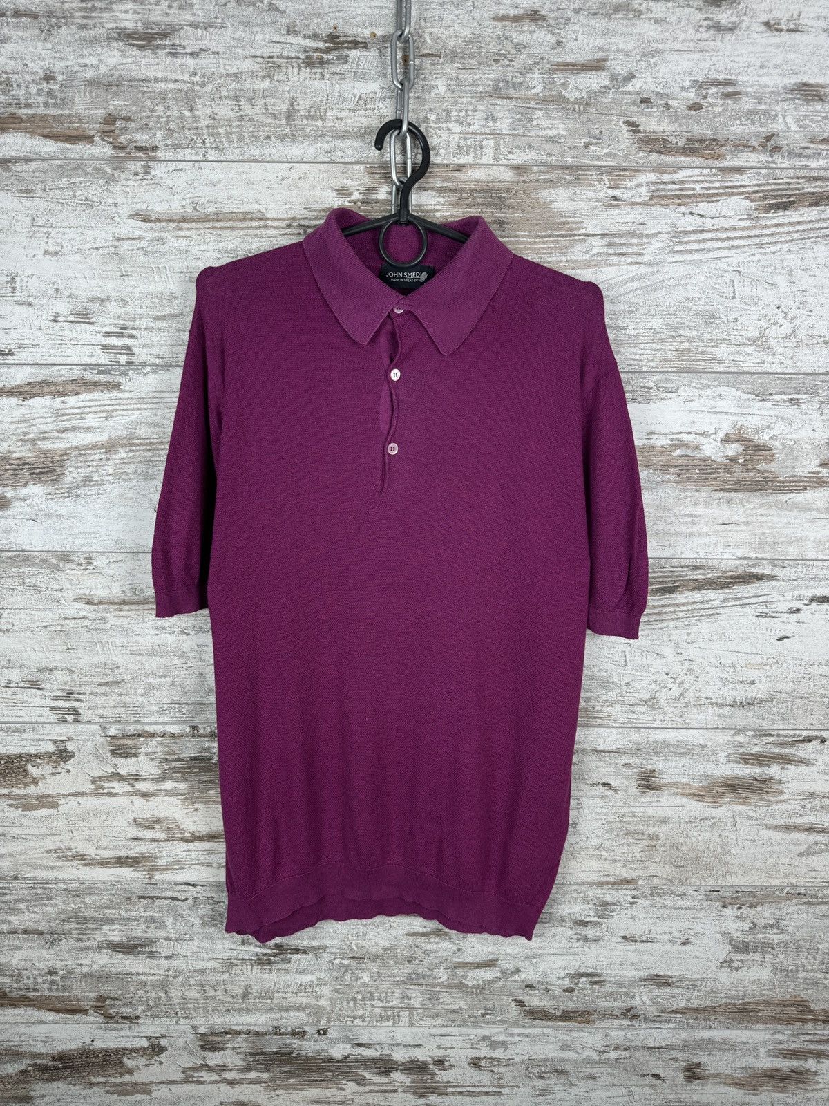 John Smedley Mens JOHN SMEDLEY SEA ISLAND COTTON polos T-shirt luxury Size US M / EU 48-50 / 2 - 2 Thumbnail