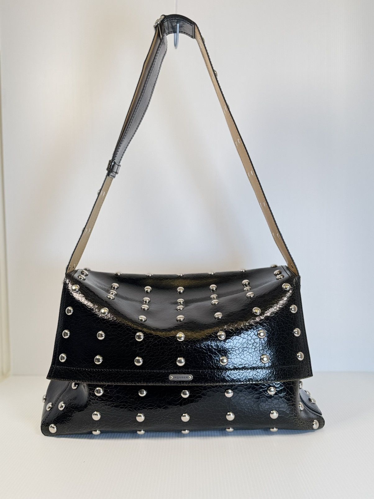 Alexander McQueen Alexander McQueen Large Studded Leather Shoulder Bag Size ONE SIZE - 1 Thumbnail