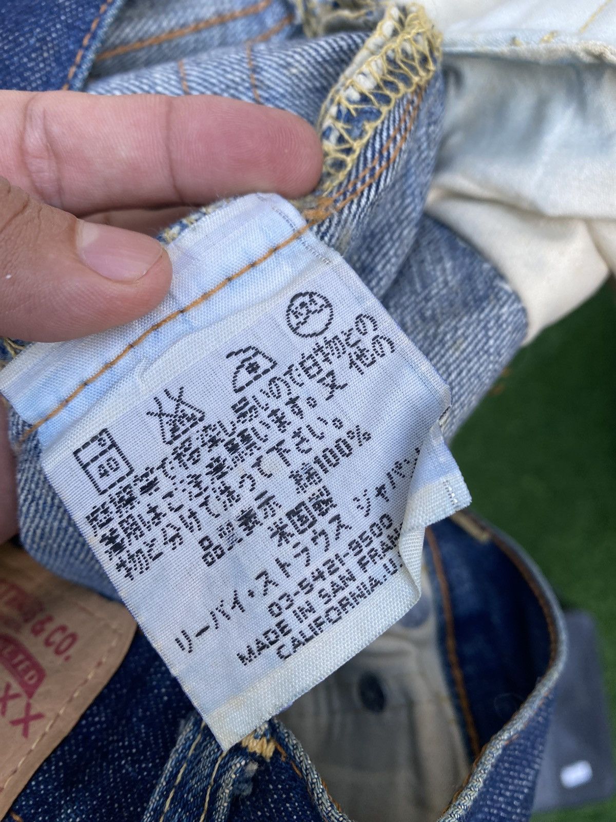 Levi's Vintage Clothing W29x33.5 Vintage levi's 517 distreseed flare big E USA Size 29" - 8 Thumbnail
