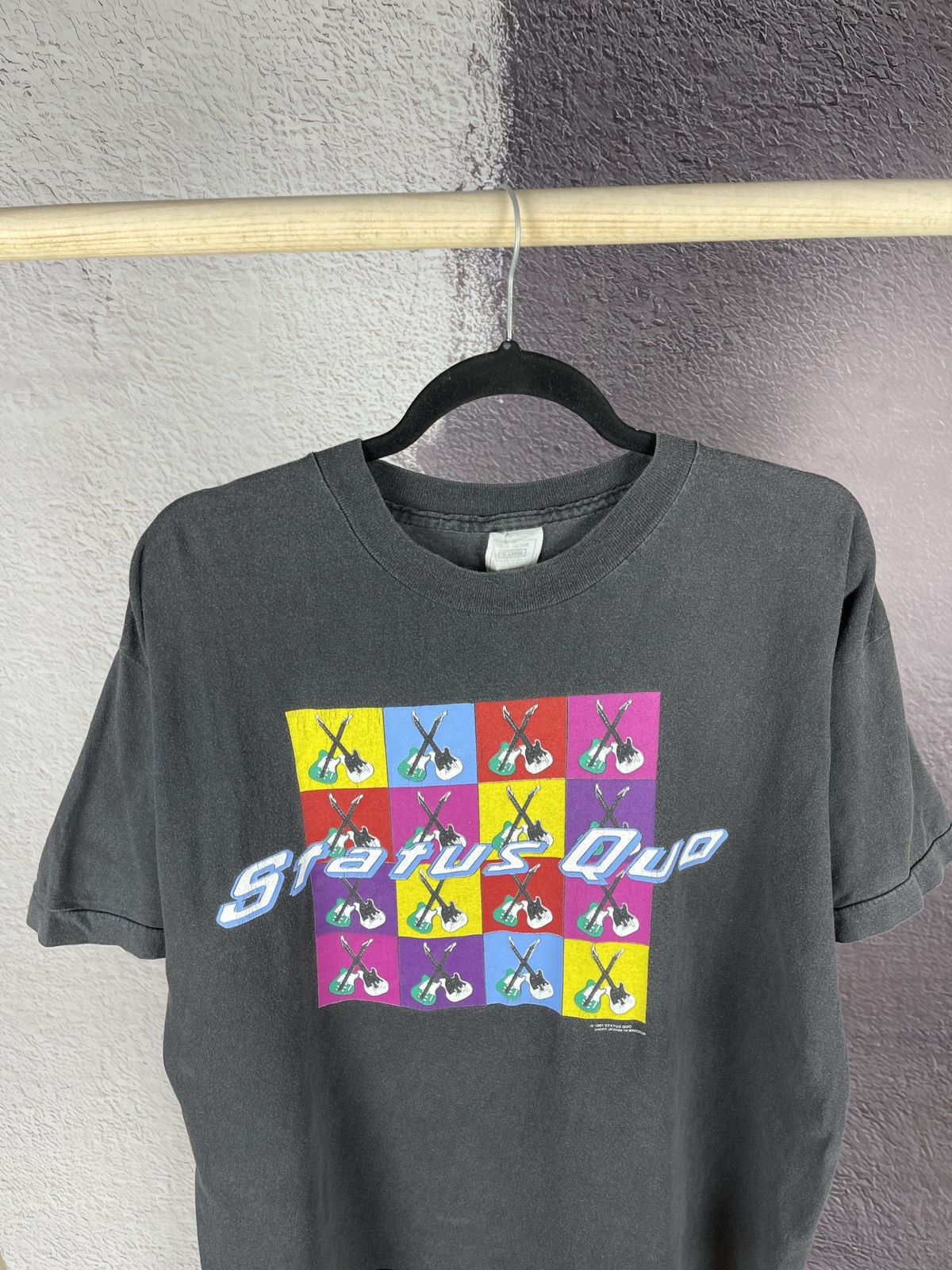 Band Tees Vintage Status Quo 1991 1992 tour tee Rock Til you drop Size US XL / EU 56 / 4 - 4 Thumbnail