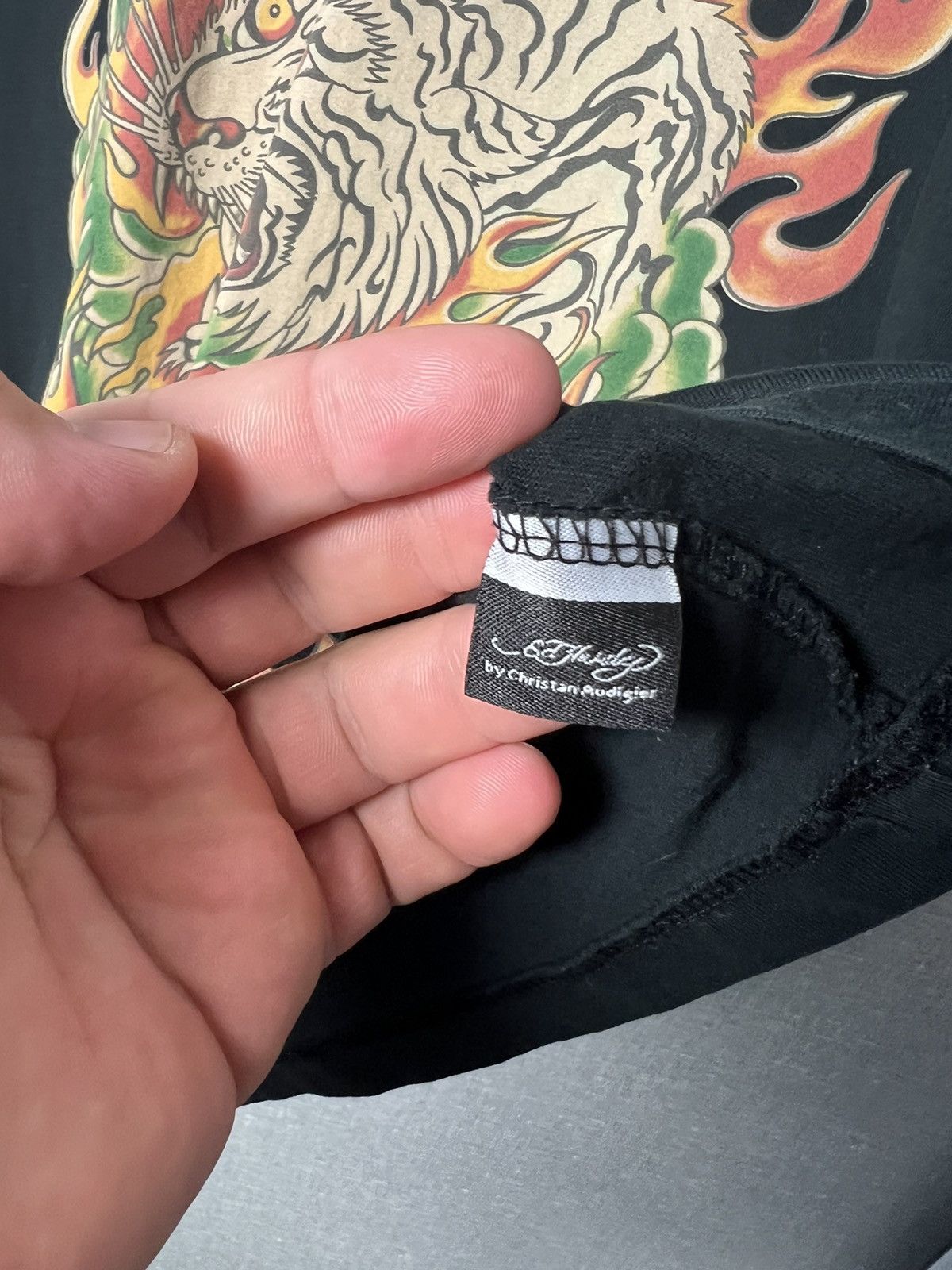 Ed Hardy Vintage Ed Hardy by Christian Audigier Big Logo Y2K Tee Size US L / EU 52-54 / 3 - 17 Thumbnail