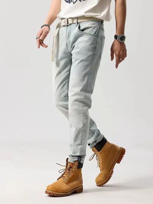 VIBE Vintage high street washed and faded casual jeans Size US 34 / EU 50 - 1 Thumbnail