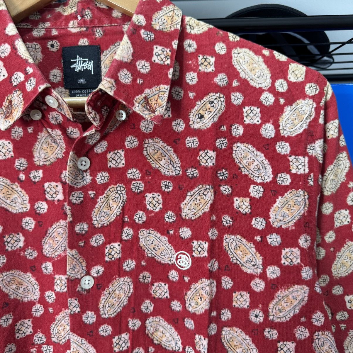 Stussy STUSSY PASLEY BUTTON UPS SHIRT Size US S / EU 44-46 / 1 - 2 Thumbnail