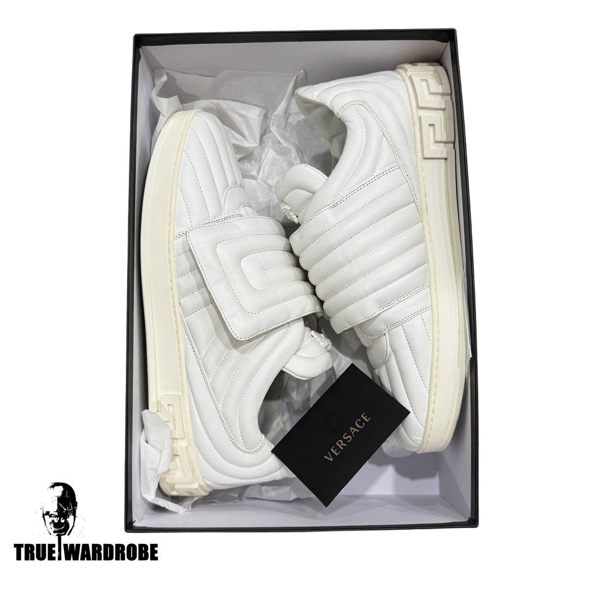 Versace 2016 Versace Velcro Strap Medusa White Low Top Sneakers Size US 10 / EU 43 - 7 Thumbnail