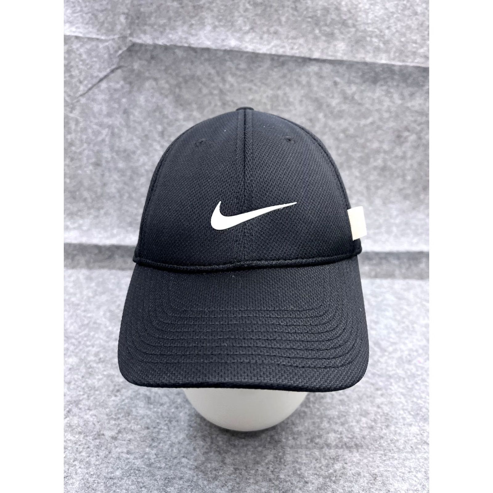 Nike Nike Hat Cap Fitted Adult One Size Black Swoosh Logo Dri-Fit 100% Polyester Baseball Cap Nike Mens Cap Size ONE SIZE - 2 Thumbnail