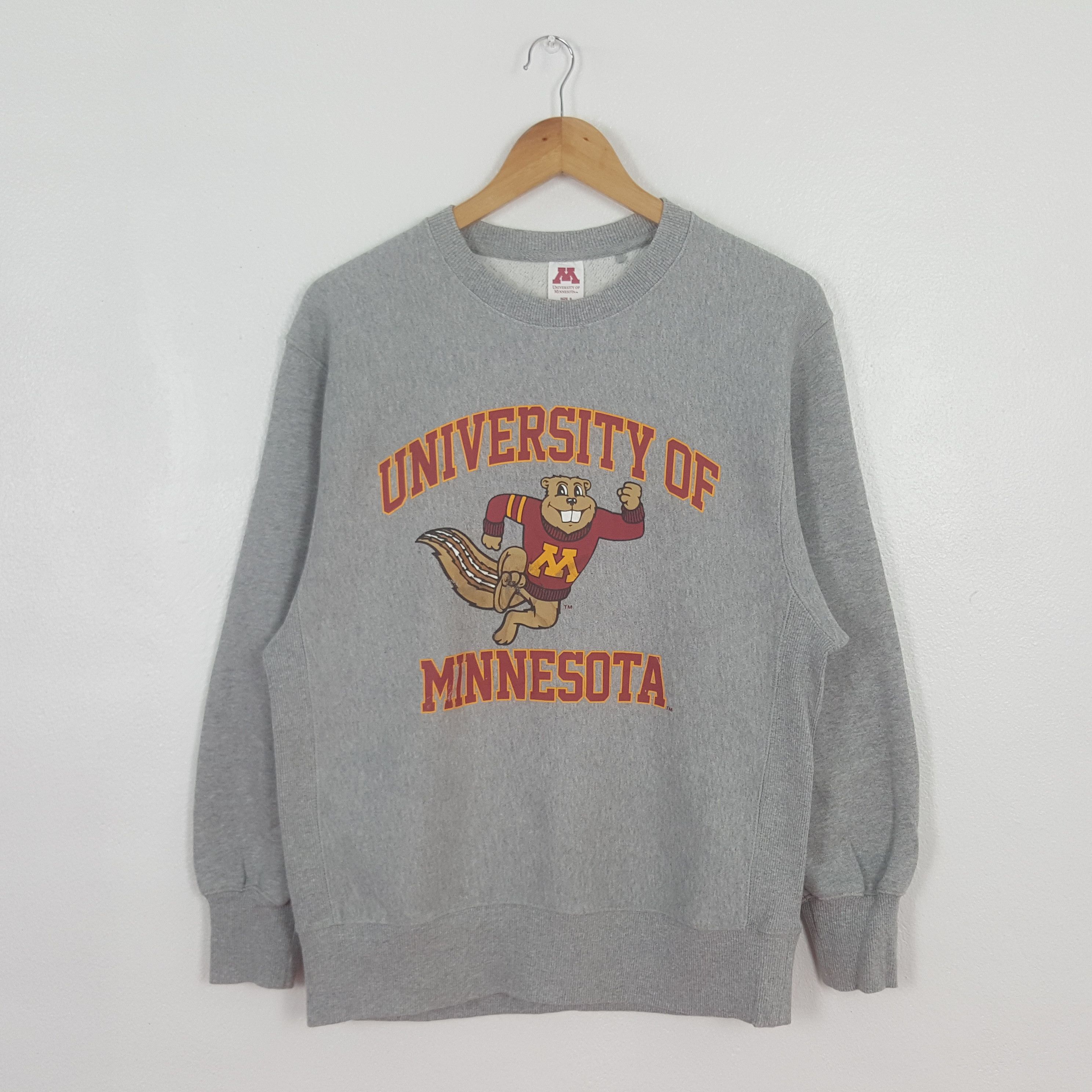 GU Vintage University Of Minesota Promo Sweatshirt C315N3 Size US S / EU 44-46 / 1 - 1 Thumbnail