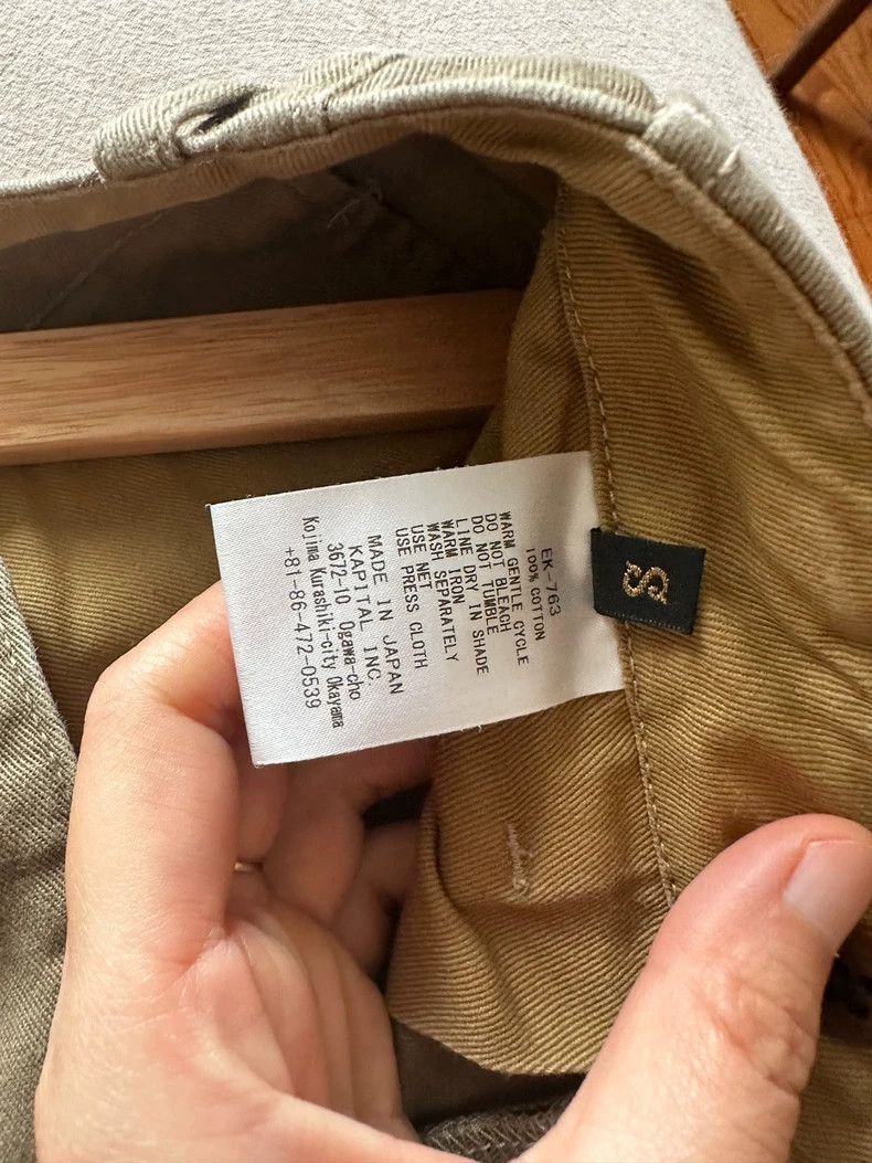 Kapital Kapital Casual Pants in Khaki Color-2506 Size US 34 / EU 50 - 4 Thumbnail