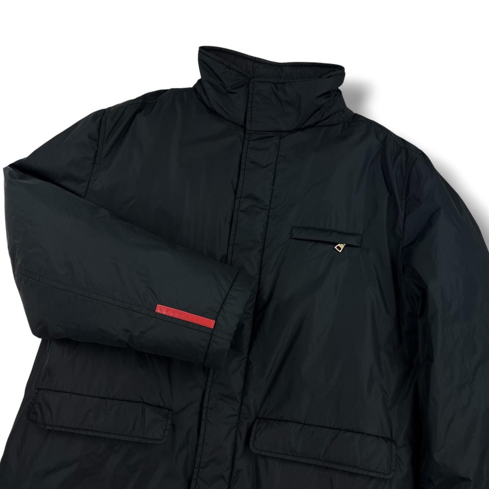Designer × Prada Prada SGX757 Black Goose Down Puffer Jacket | Grailed