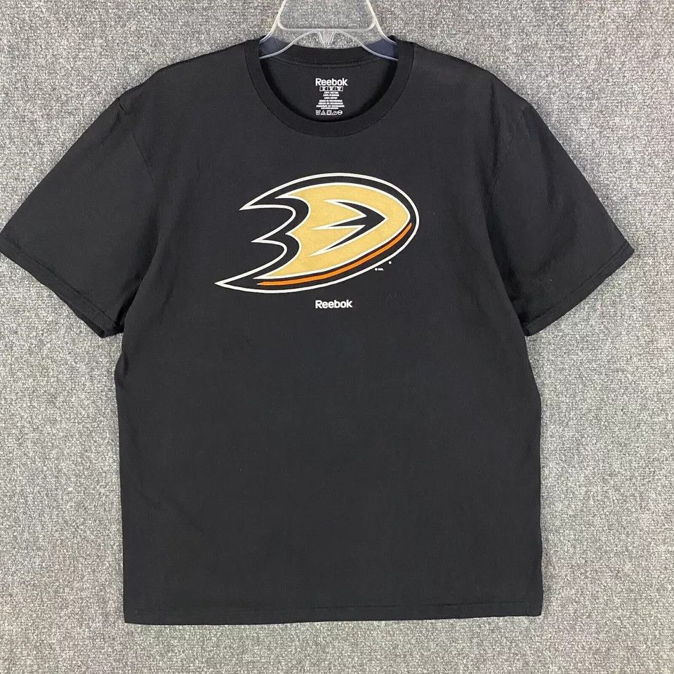Reebok Anaheim Ducks T-Shirt Men's XL Reebok 100% Cotton Casual Size US XL / EU 56 / 4 - 1 Thumbnail