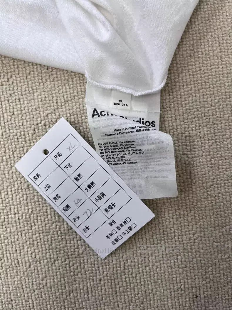 Acne Studios Acne Studios SS22 Face smile print solid color round neck Size US XL / EU 56 / 4 - 5 Thumbnail