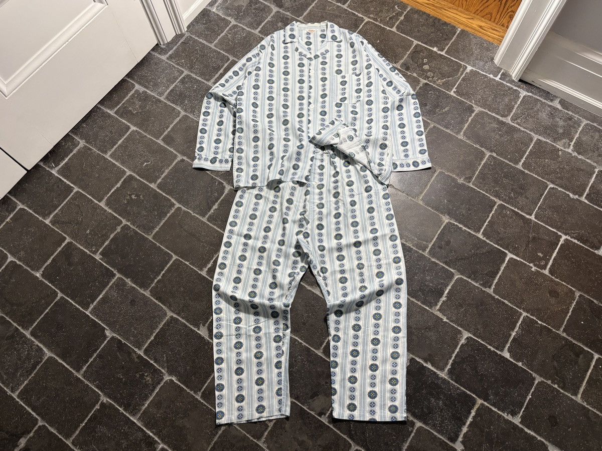 Vintage True Vintage Pajama Set 1960s Two Piece Matching Suit Sleep Size US 34 / EU 50 - 16 Thumbnail