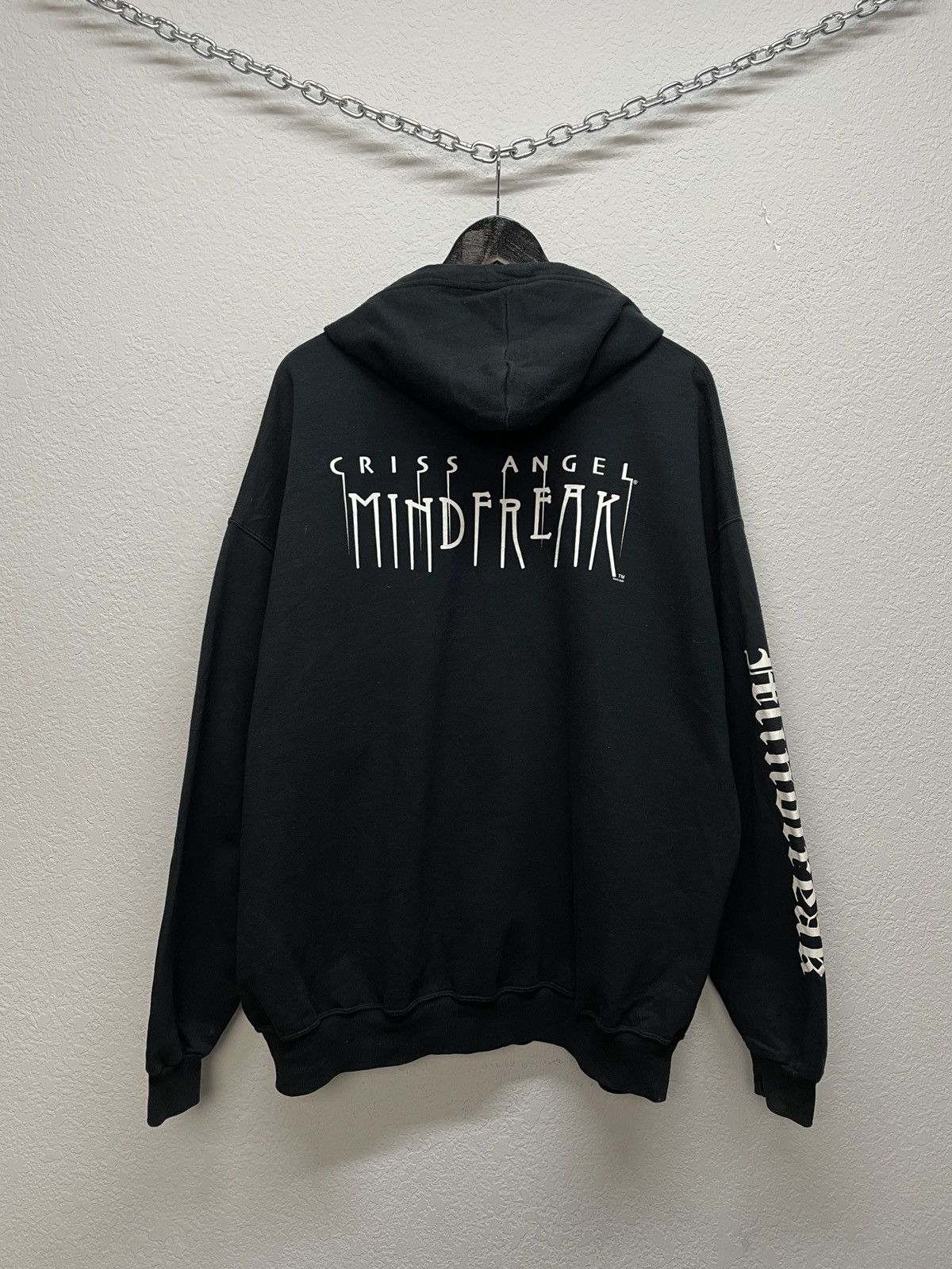Band Tees × Vintage Vintage Y2K Criss Angel Mind Freack 2005 Zip Hoodie Size US XL / EU 56 / 4 - 5 Thumbnail