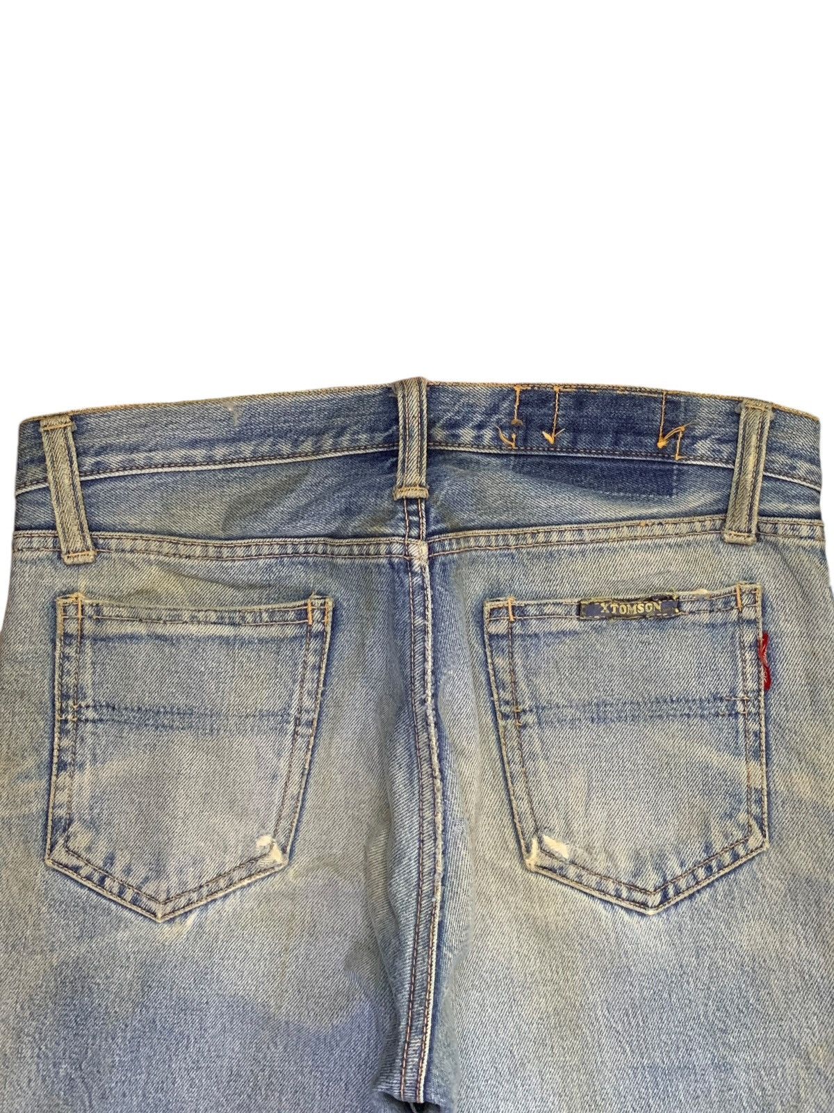 Japanese Brand Vintage Japanese Brand Mud Wash Talon Zipper Flare Jeans Size 31" - 8 Thumbnail