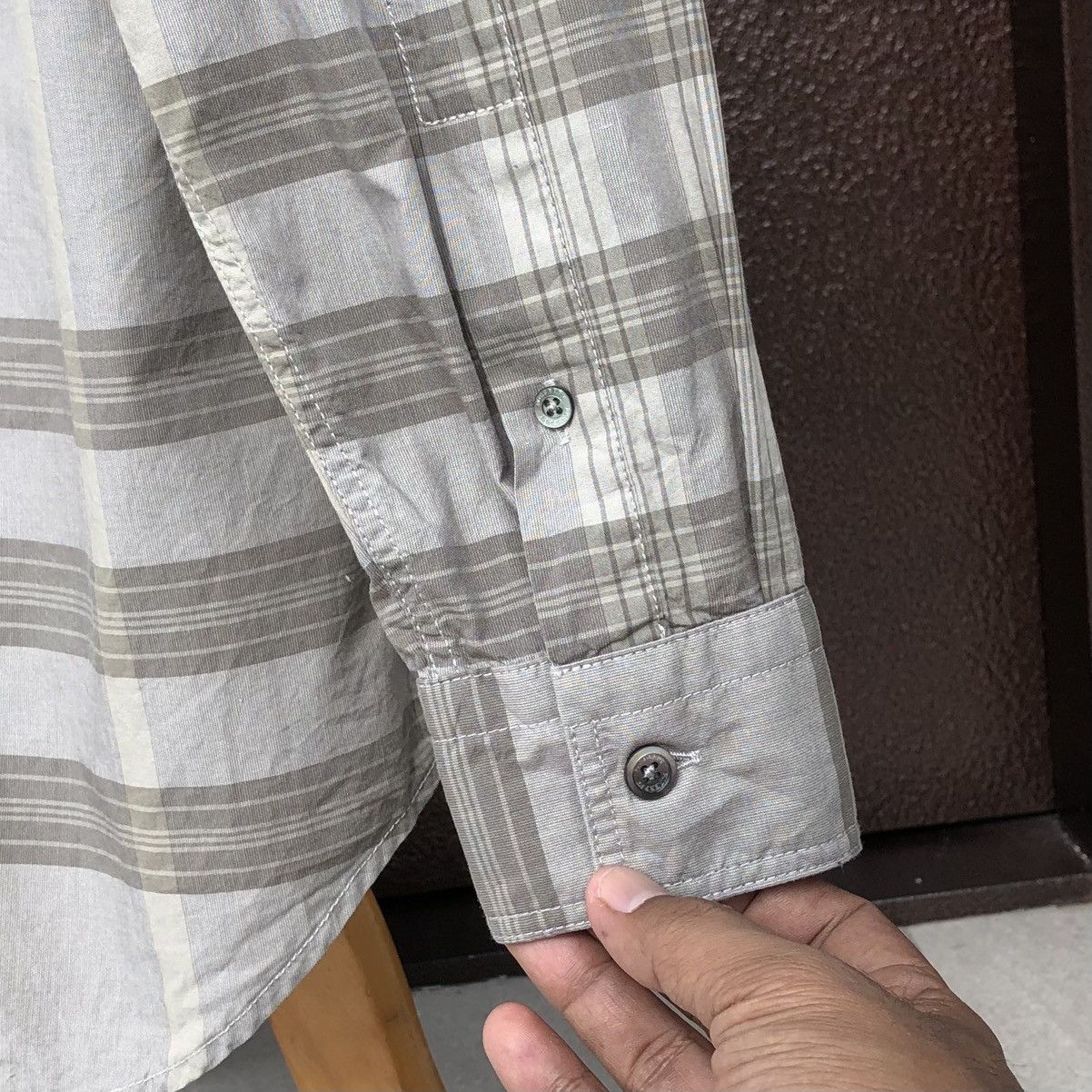 Burberry Burberry London Men’s Checked Long Sleeve Size US L / EU 52-54 / 3 - 5 Thumbnail